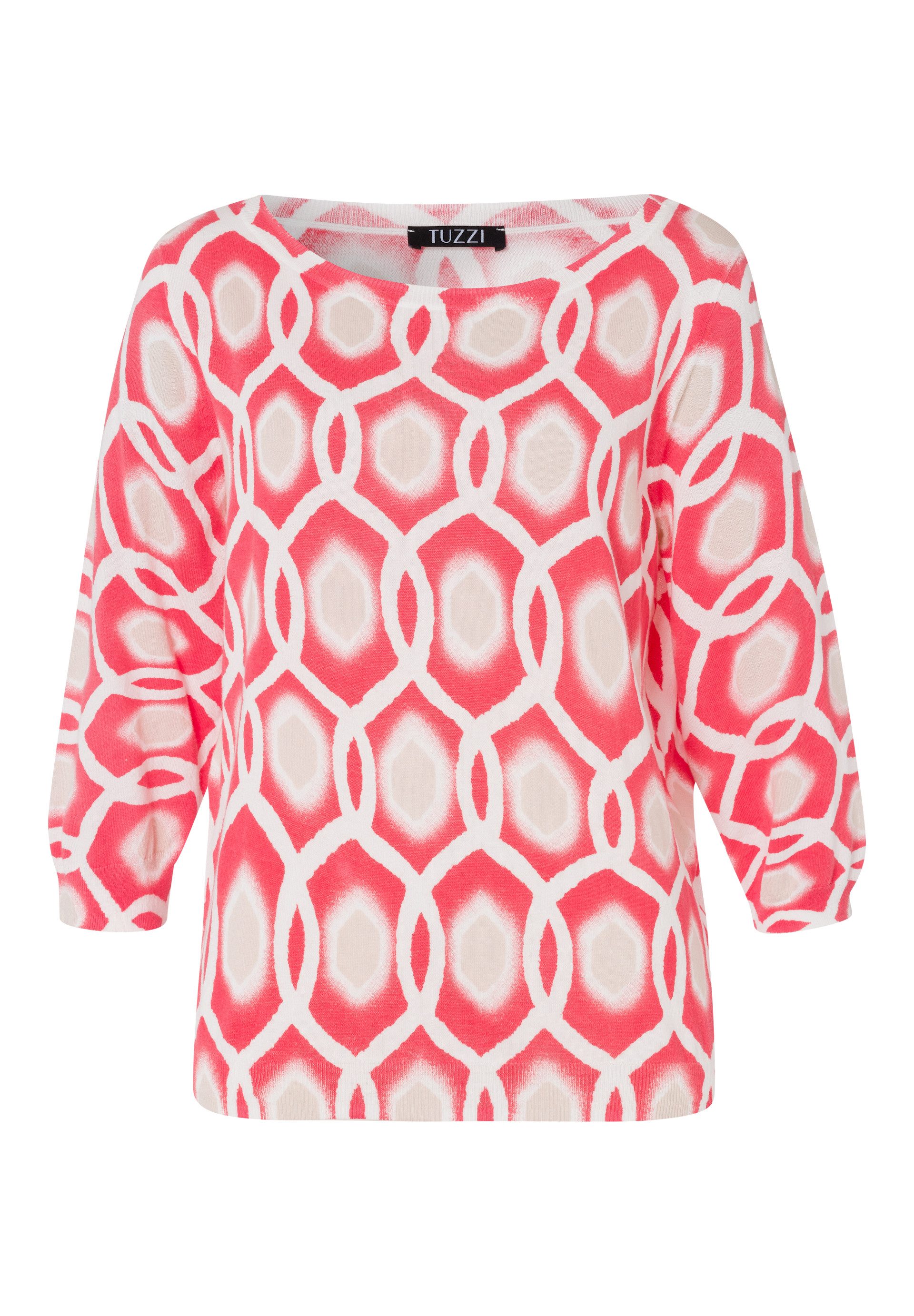 TUZZI Strickpullover mit modernem Print günstig online kaufen
