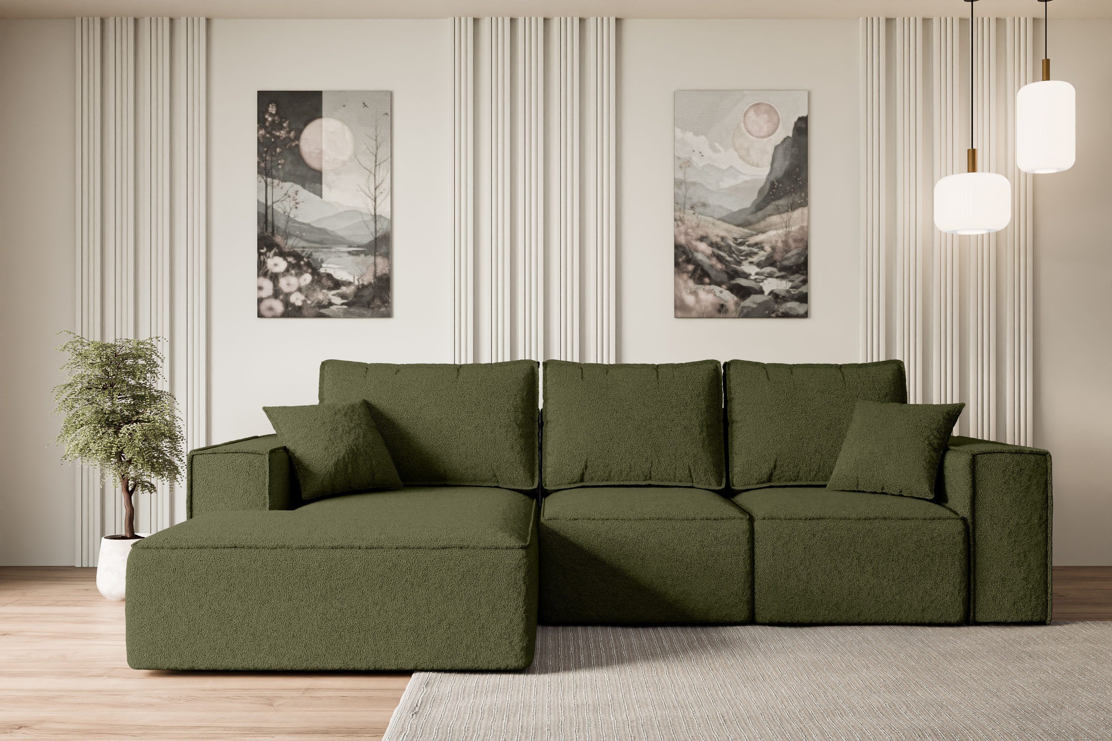 ALTDECOR Ecksofa SERRA-L-S, Couch mit Schlaffunktion, günstig online kaufen