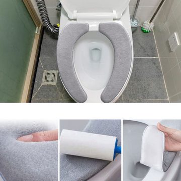 WC-Deckelbezug Toilettensitzbezug Dicker Und Wärmer Wc-Sitz Pad WC Wärmer Pad Truyuety