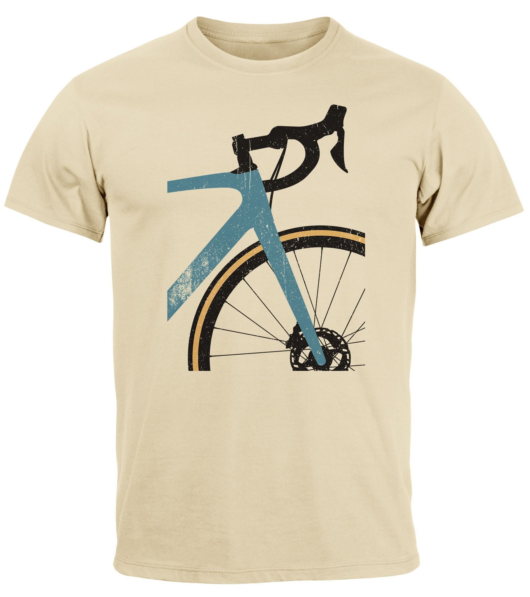Neverless Print-Shirt Herren T-Shirt Fahrrad Bike günstig online kaufen