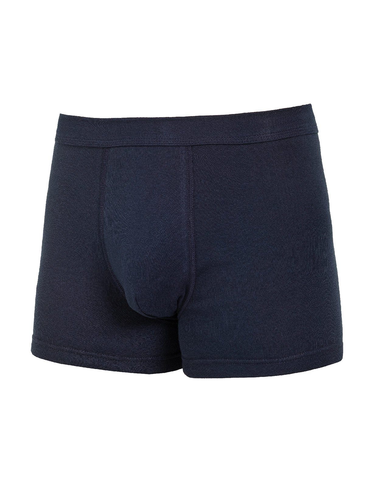 2-St) Pants Pants dunkelblau Retro hohe Bio Cotton KUMPF Herren Markenqualität (Packung, Pack 2er