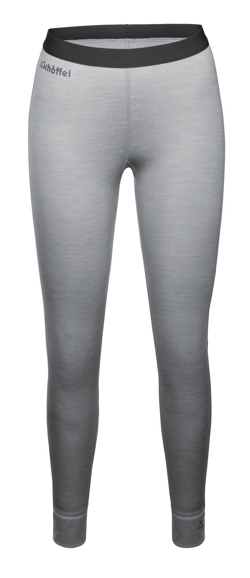 Schöffel Lange Unterhose Schöffel W Merino Sport Pants Long Damen Kurze Opal Gray