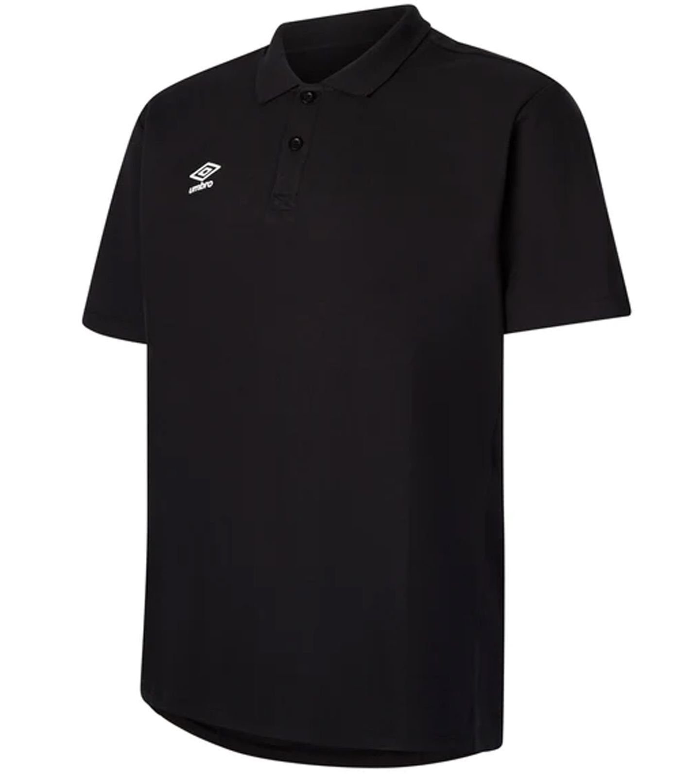 Golf-Shirt UMTM0323-090 klassisches Essential Club Herren umbro Umbro Polo-Shirt Schwarz Polohemd Rundhalsshirt