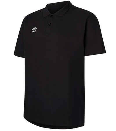 Umbro Rundhalsshirt umbro Club Essential Herren Polo-Shirt klassisches Polohemd UMTM0323-090 Golf-Shirt Schwarz