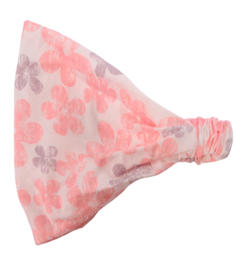 La Bortini Bandana Baby Kopftuch Sommer Mütze mit Blumen Tuch, aus reiner Baumwolle, 40 41 42 43 44 mit Blumen Muster