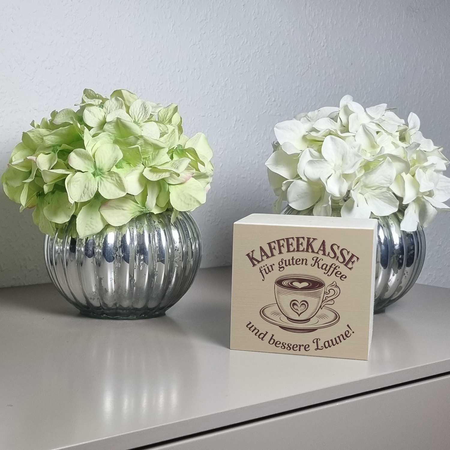 speecheese Spardose Kaffeekasse Spardose aus Holz mit Kaffeebecher für gute günstig online kaufen