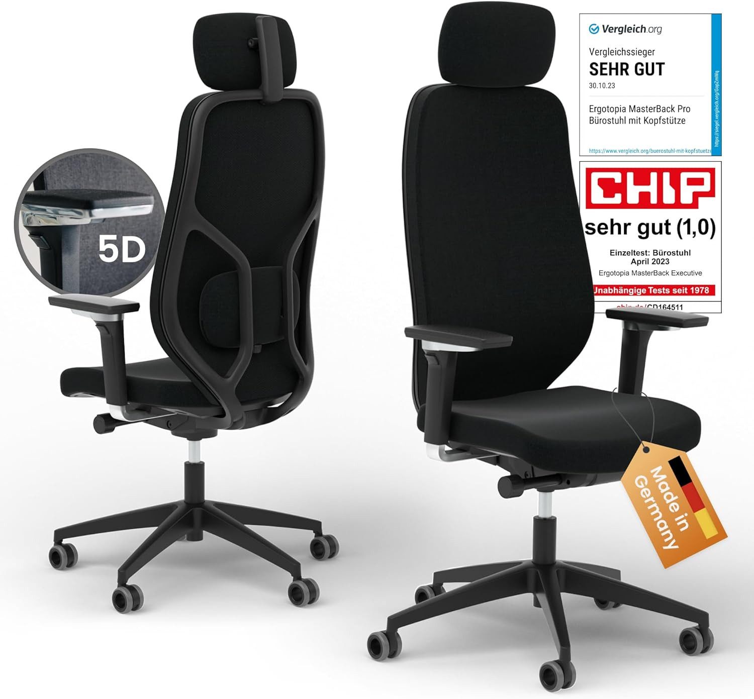Ergotopia Bürostuhl MasterBack ergonomischer Schreibtischstuhl mit günstig online kaufen