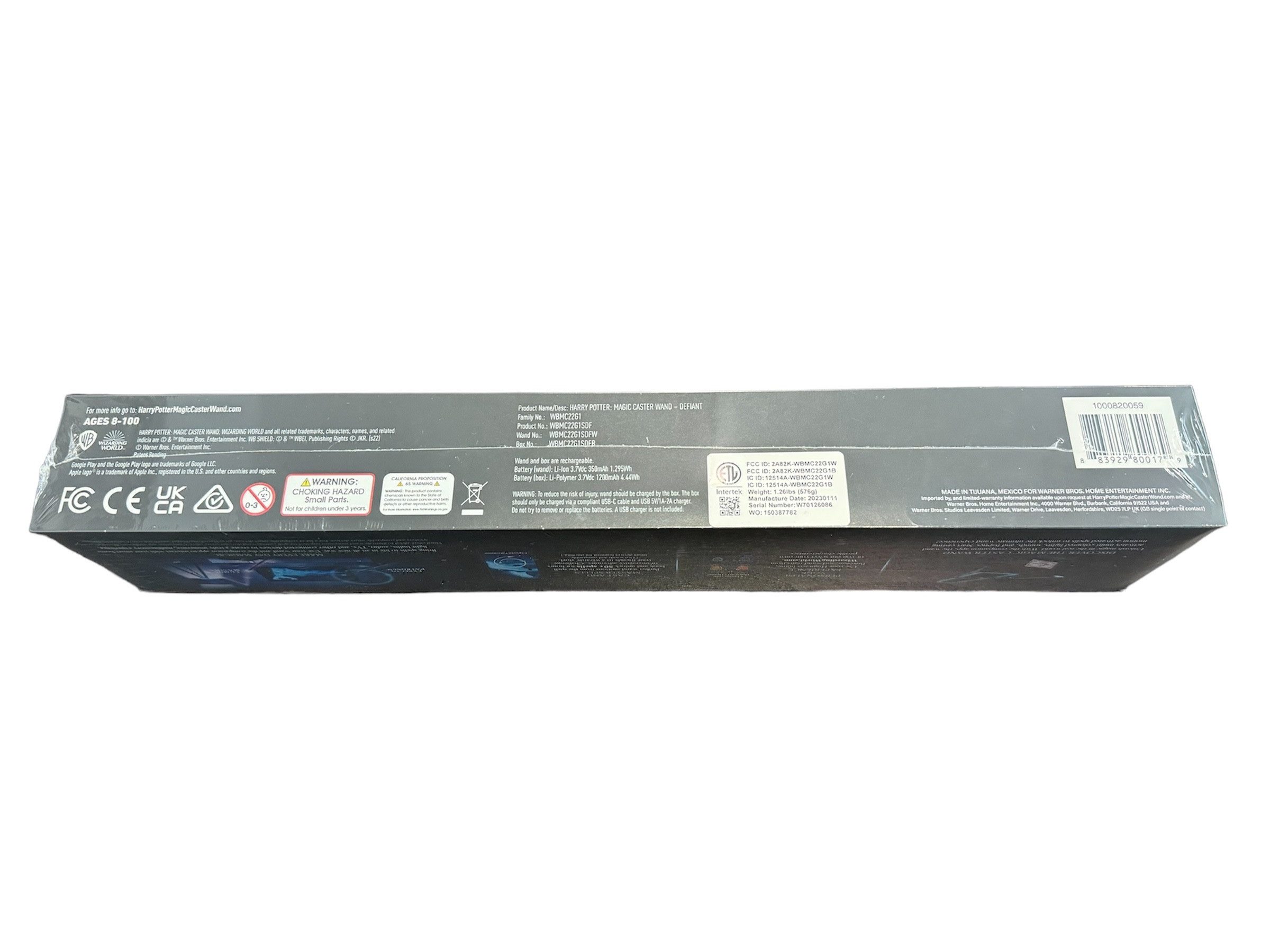 Warner Bros. Zauberstab Harry Potter Zauberstab Magic Caster Wand Defiant Blau Neu in OVP – Bild 5 von 5