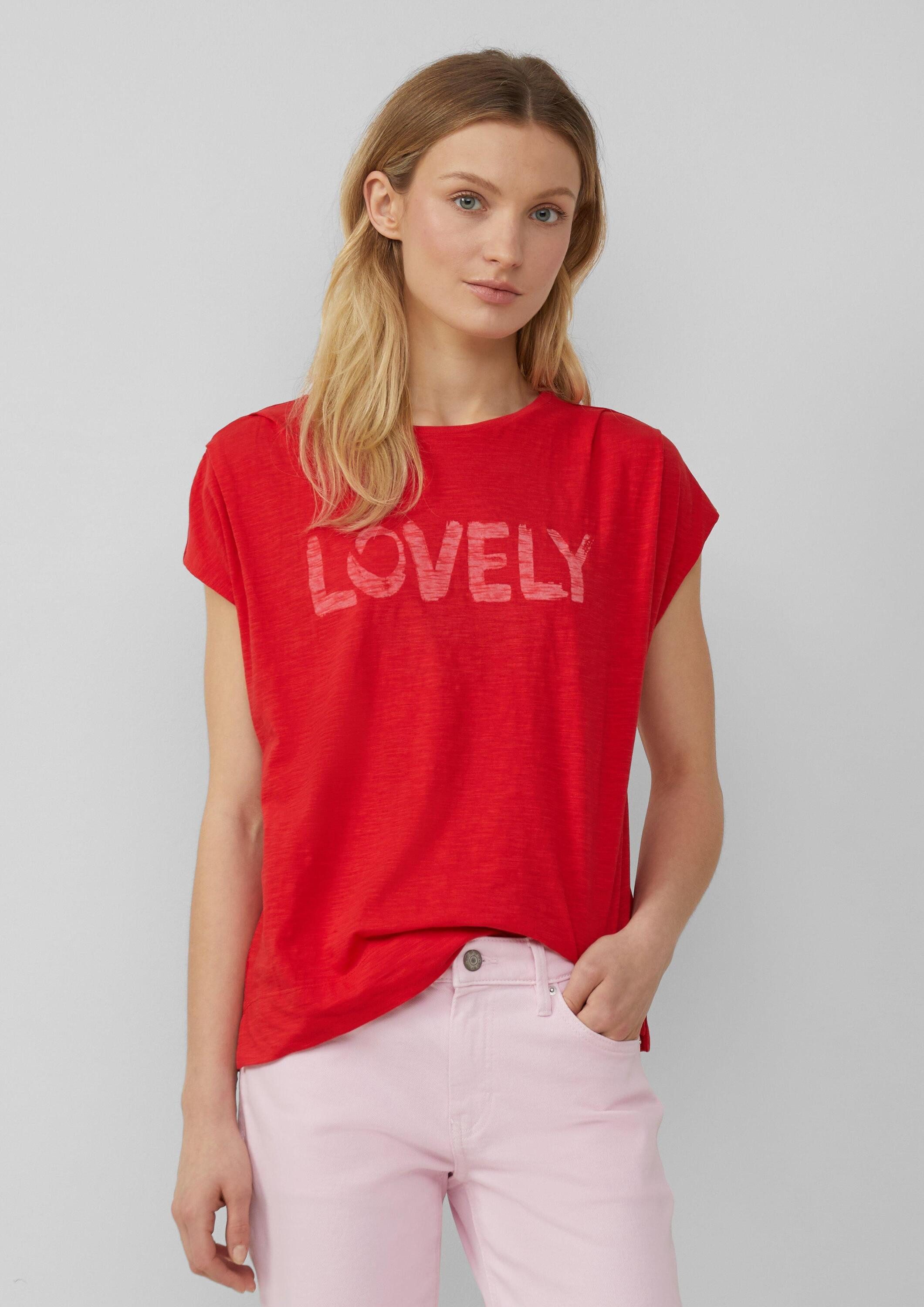 s.Oliver Kurzarmshirt T-Shirt (1-tlg) günstig online kaufen