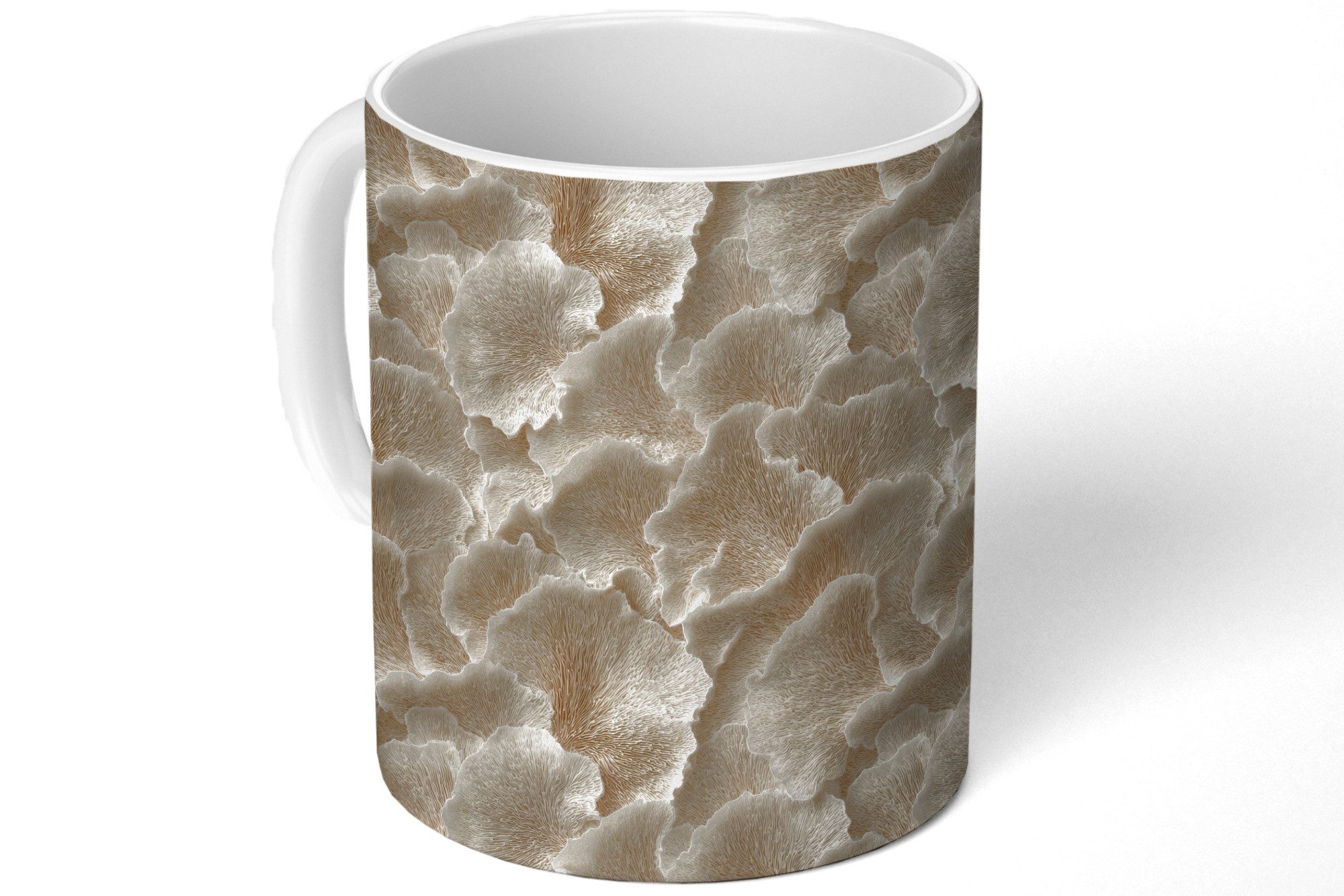Tasse Fächertexturen - Beige - Fasertextur
