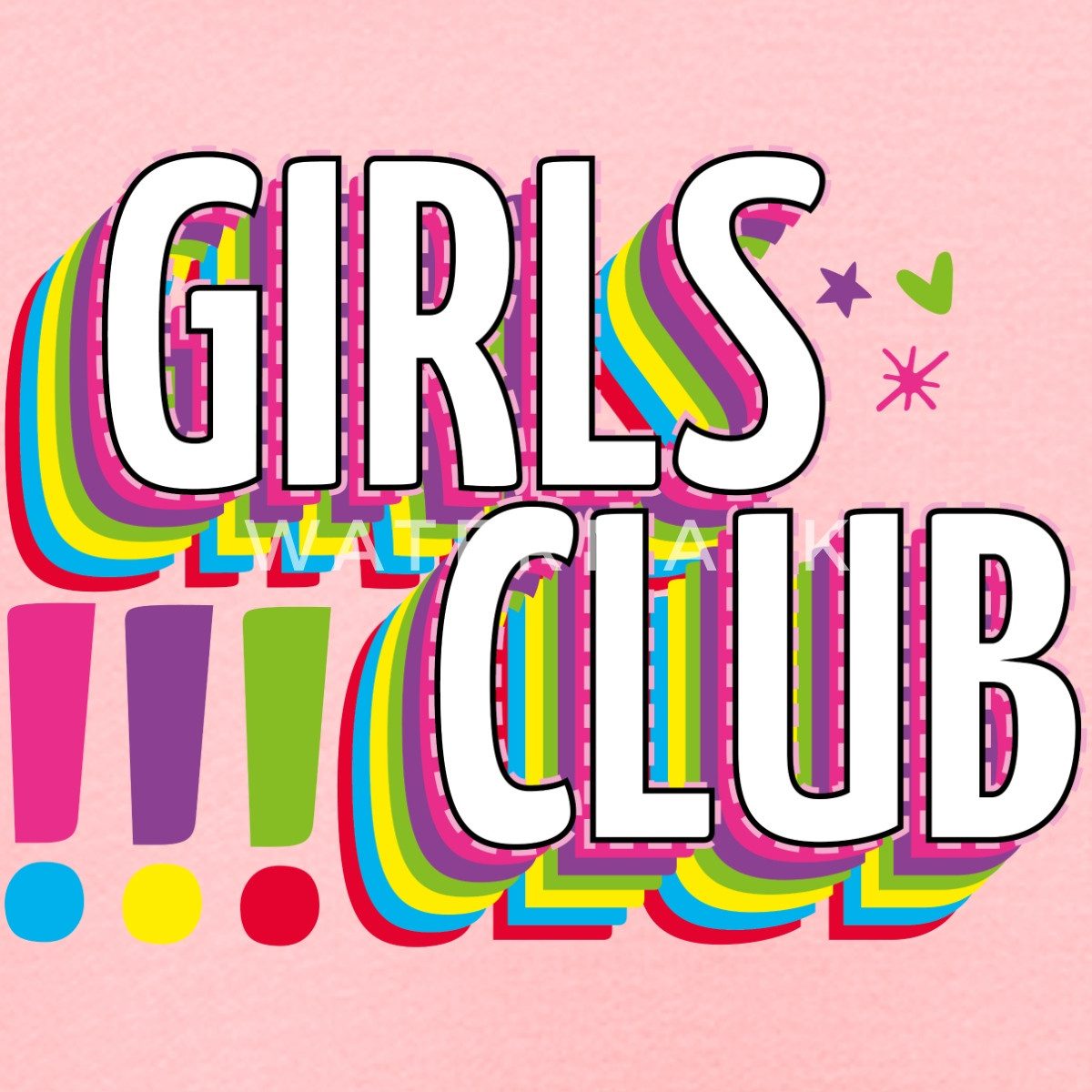 Spreadshirt Hoodie Die Drei Ausrufezeichen Girls Club Kinder Premium Hoodie (1-tlg)