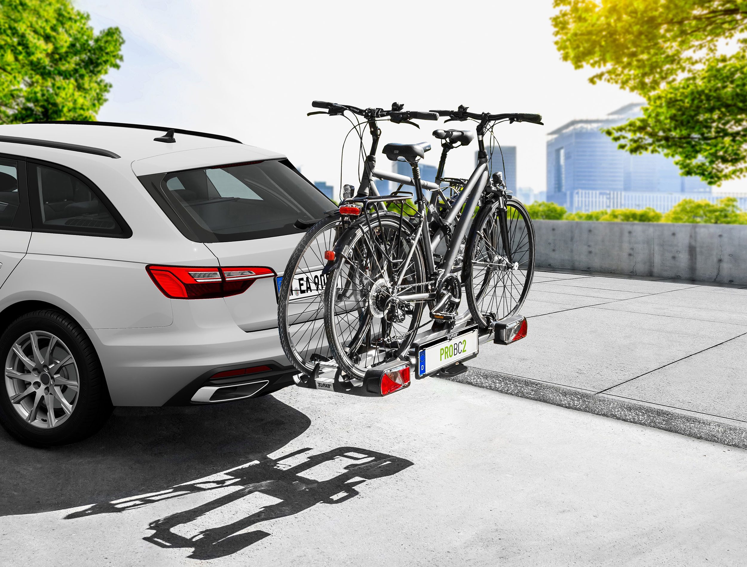 EUFAB Kupplungsfahrradträger EUFAB 11600 Fahrradträger ProBC2, für max. 2 Räder