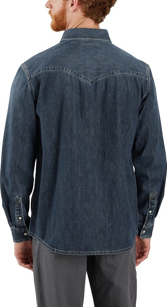 Carhartt Langarmhemd Denim L/S Snap 106429 – Bild 4 von 5