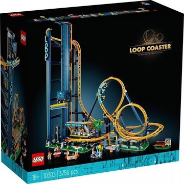 LEGO® Spielbausteine Icons 103030 Looping Achterbahn, (3756 St)