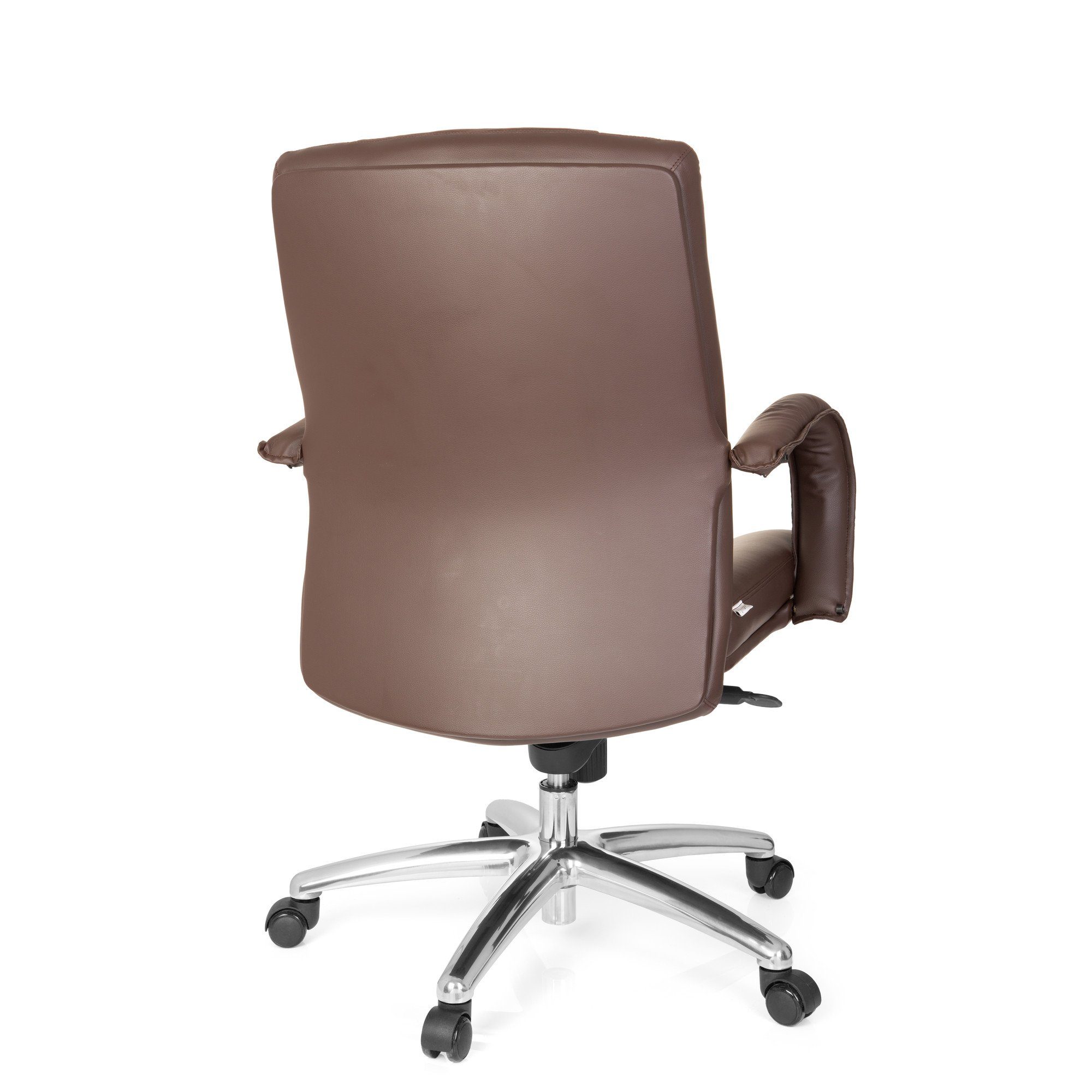 ergonomisch XXL 100 Drehstuhl G Kunstleder Chefsessel St), Braun hjh (1 XXL Armlehnen Drehstuhl mit OFFICE Bürostuhl