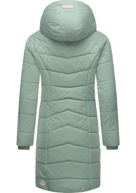 Ragwear Steppmantel Dizzie Coat stylischer, gesteppter Winterparka mit gefütterter Kapuze