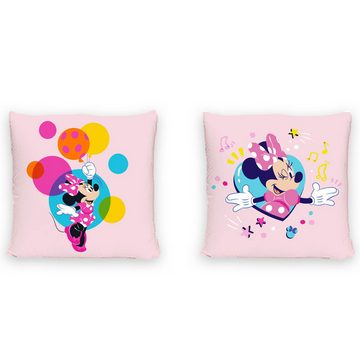 BERONAGE Dekokissen Minnie Mouse Kissen Balloon 40x40, kuschelweich