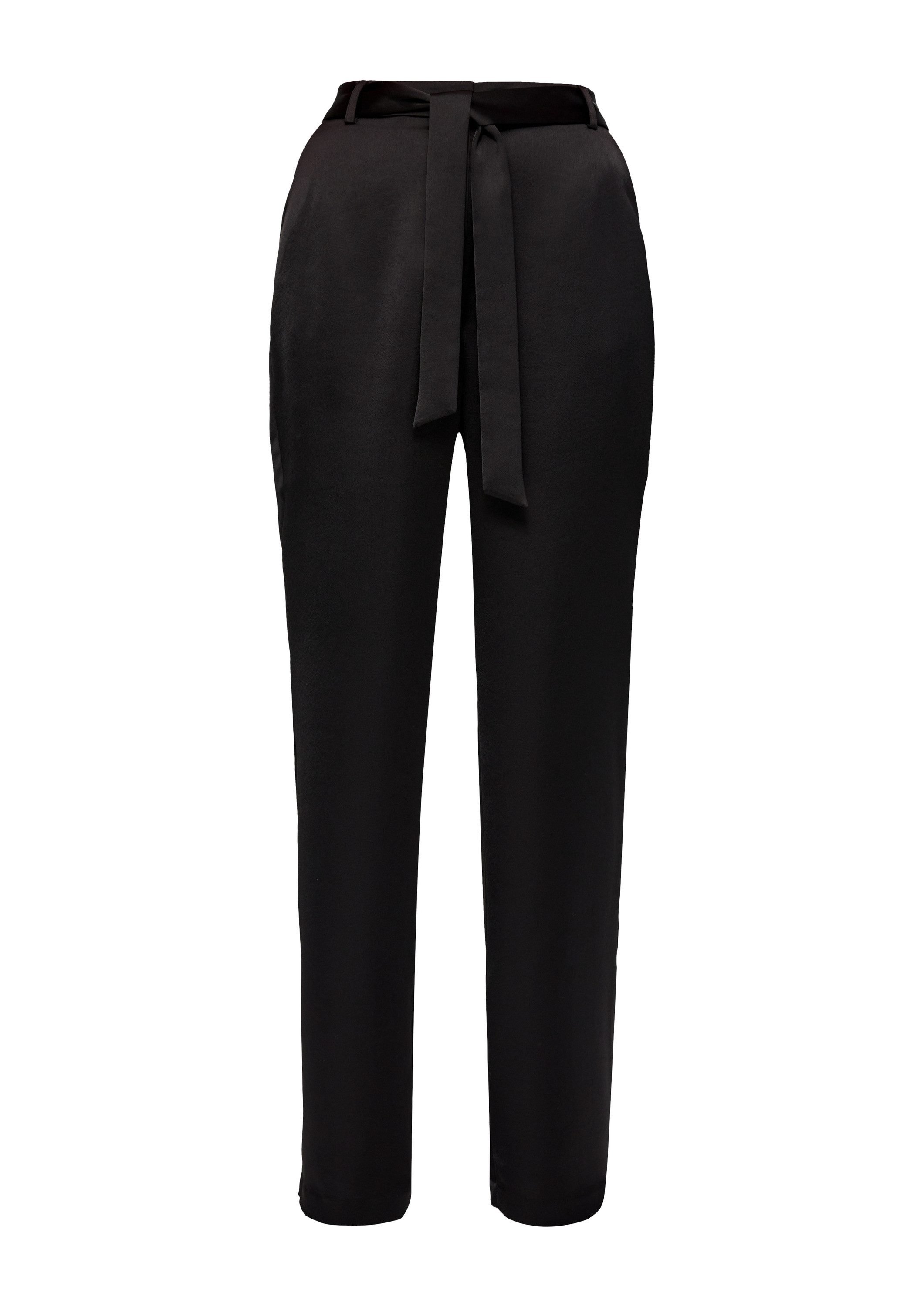 s.Oliver Chinos Hose Fließende Satinhose mit Wide Leg günstig online kaufen