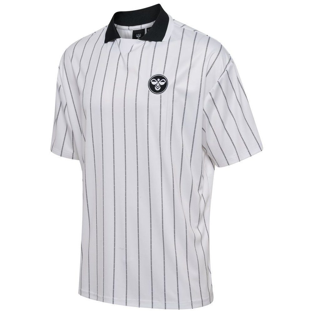 hummel Poloshirt Chevron Pinstripe Polo Shirt