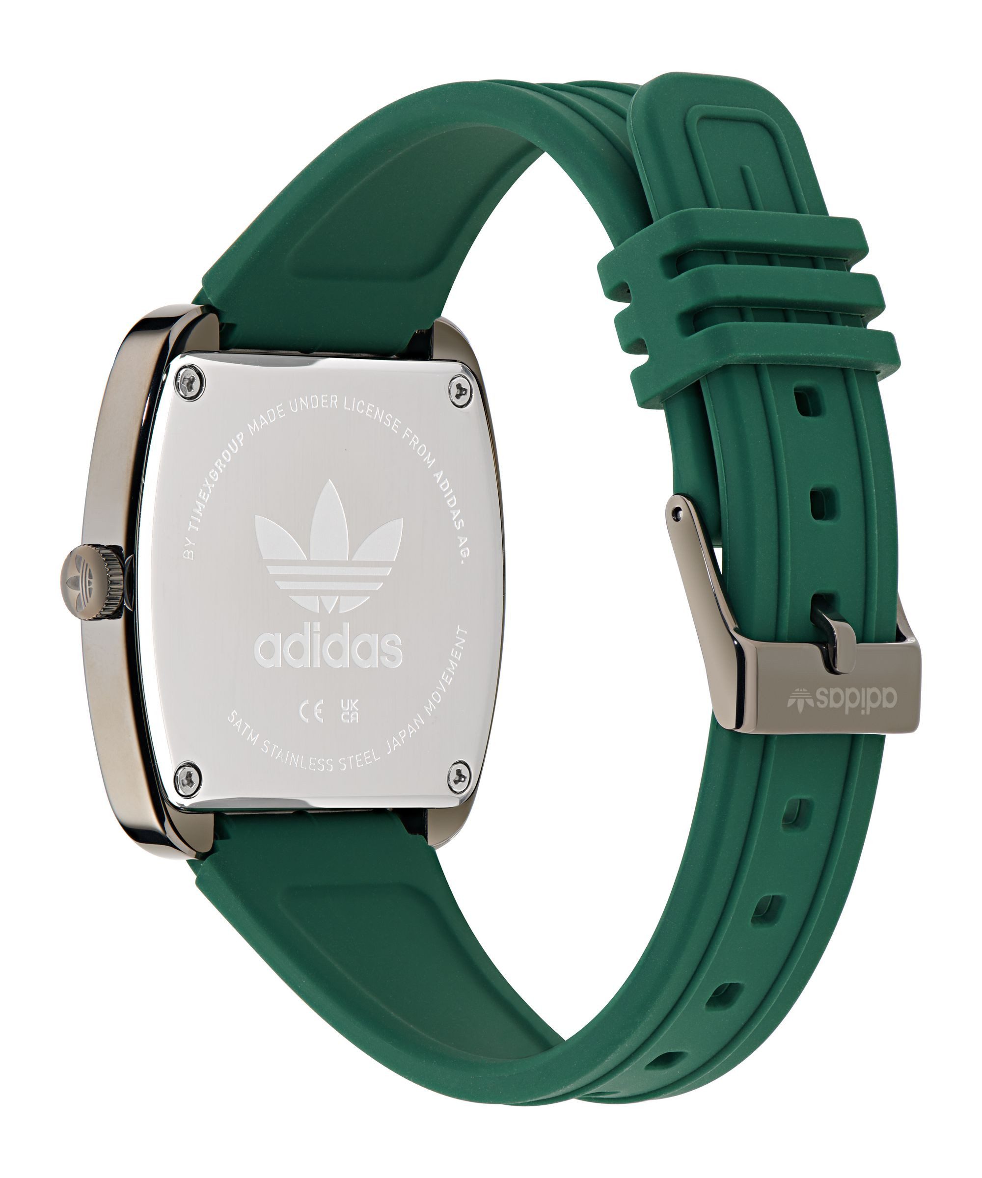 adidas Originals Quarzuhr Retro Wave One AOSY260032I, Armbanduhr, Damenuhr, Herrenuhr, Silikonarmband, analog