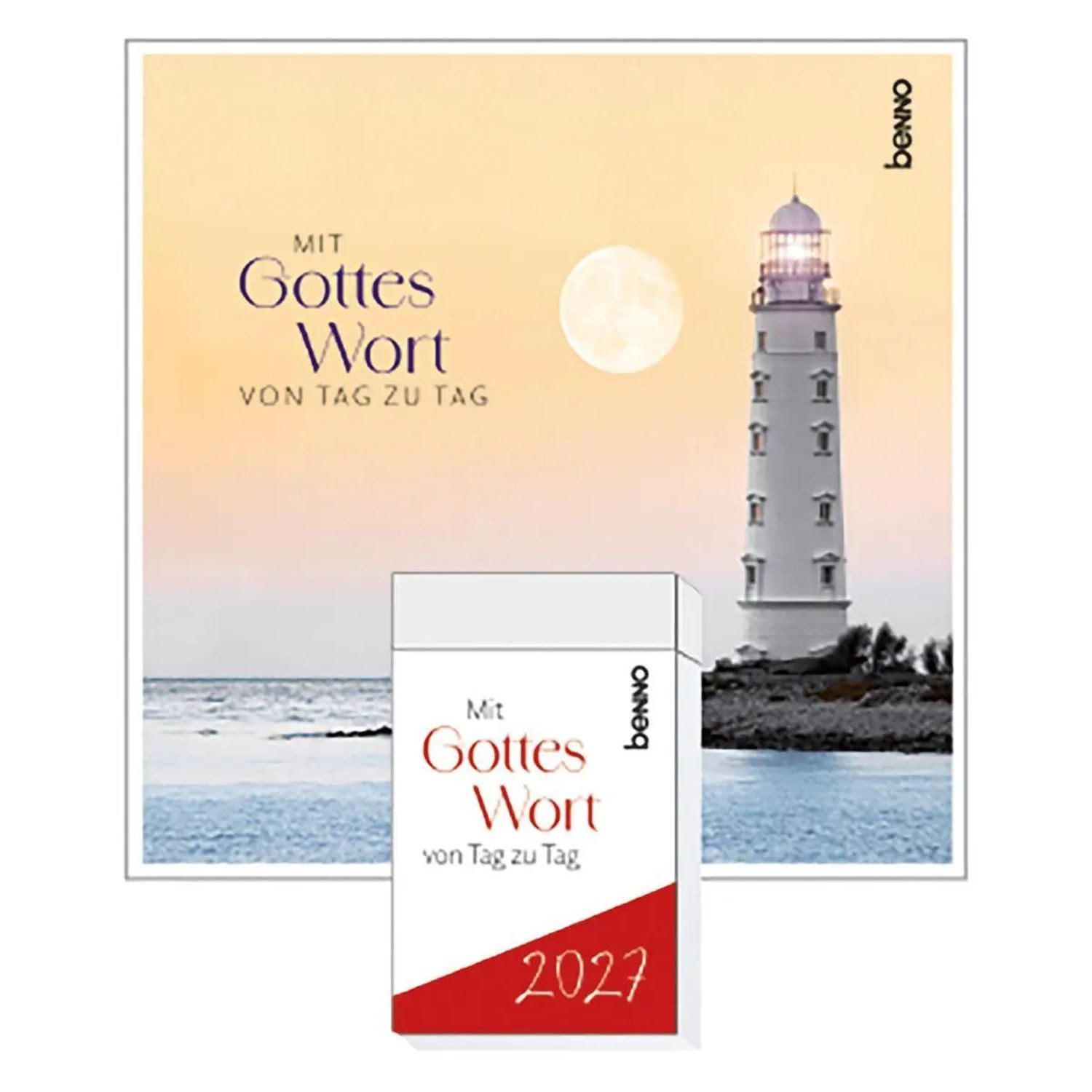 St. Benno Verlag Wandkalender Mit G**tes Wort von Tag zu Tag 2027
