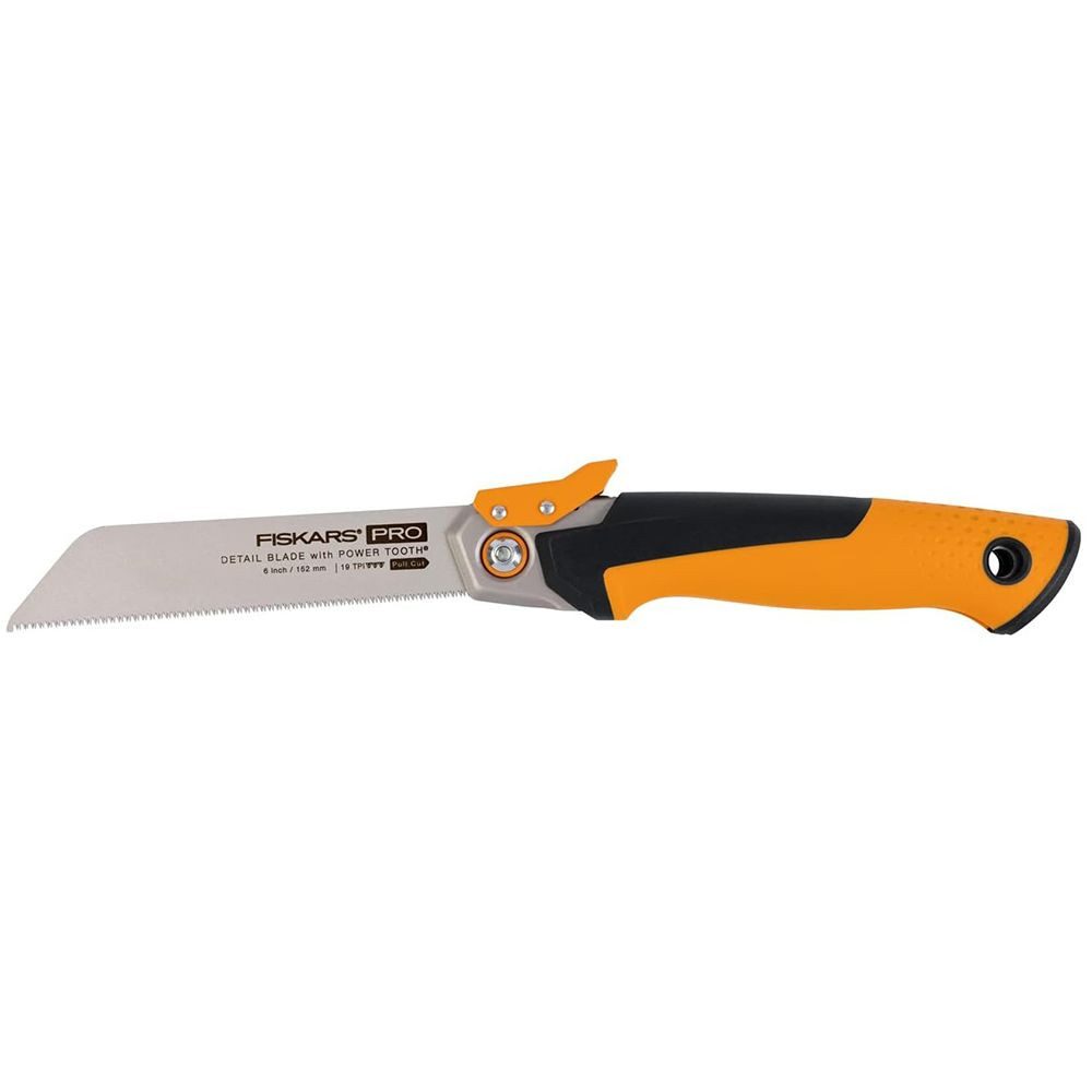 Fiskars Cuttermesser Fiskars Pro PowerTooth Kompakte klappbare Detailsäge 15 cm