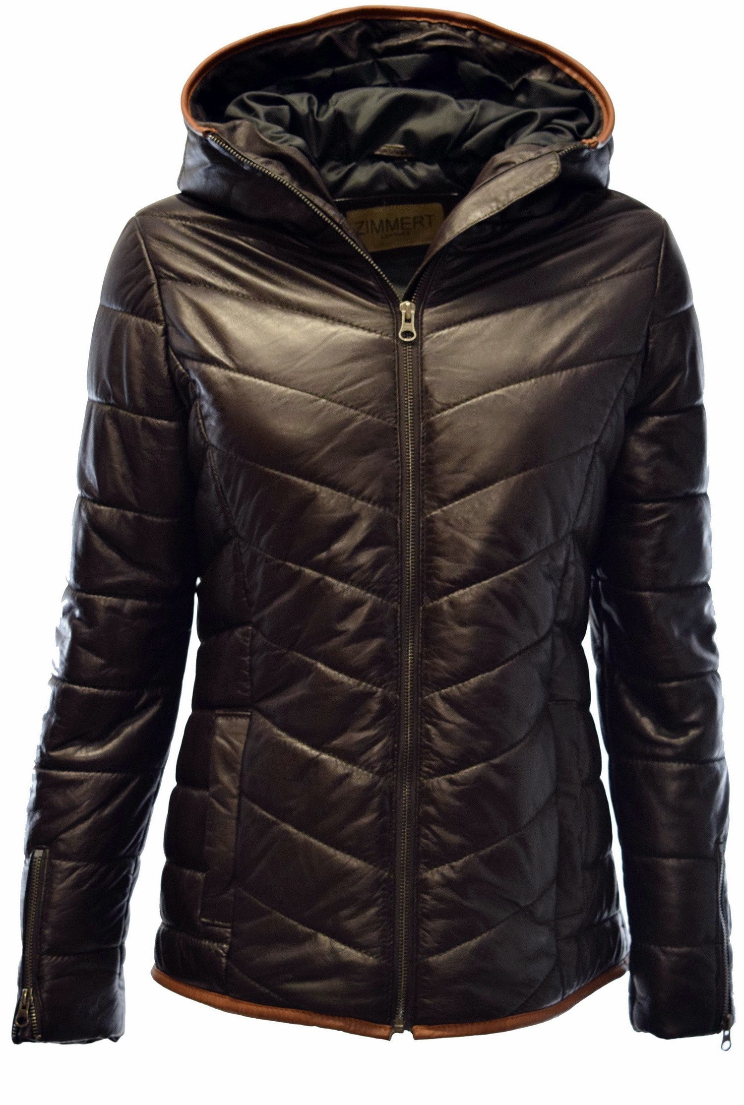 Zimmert Leather Lederjacke Luccy Damen, Steppjacke, günstig online kaufen