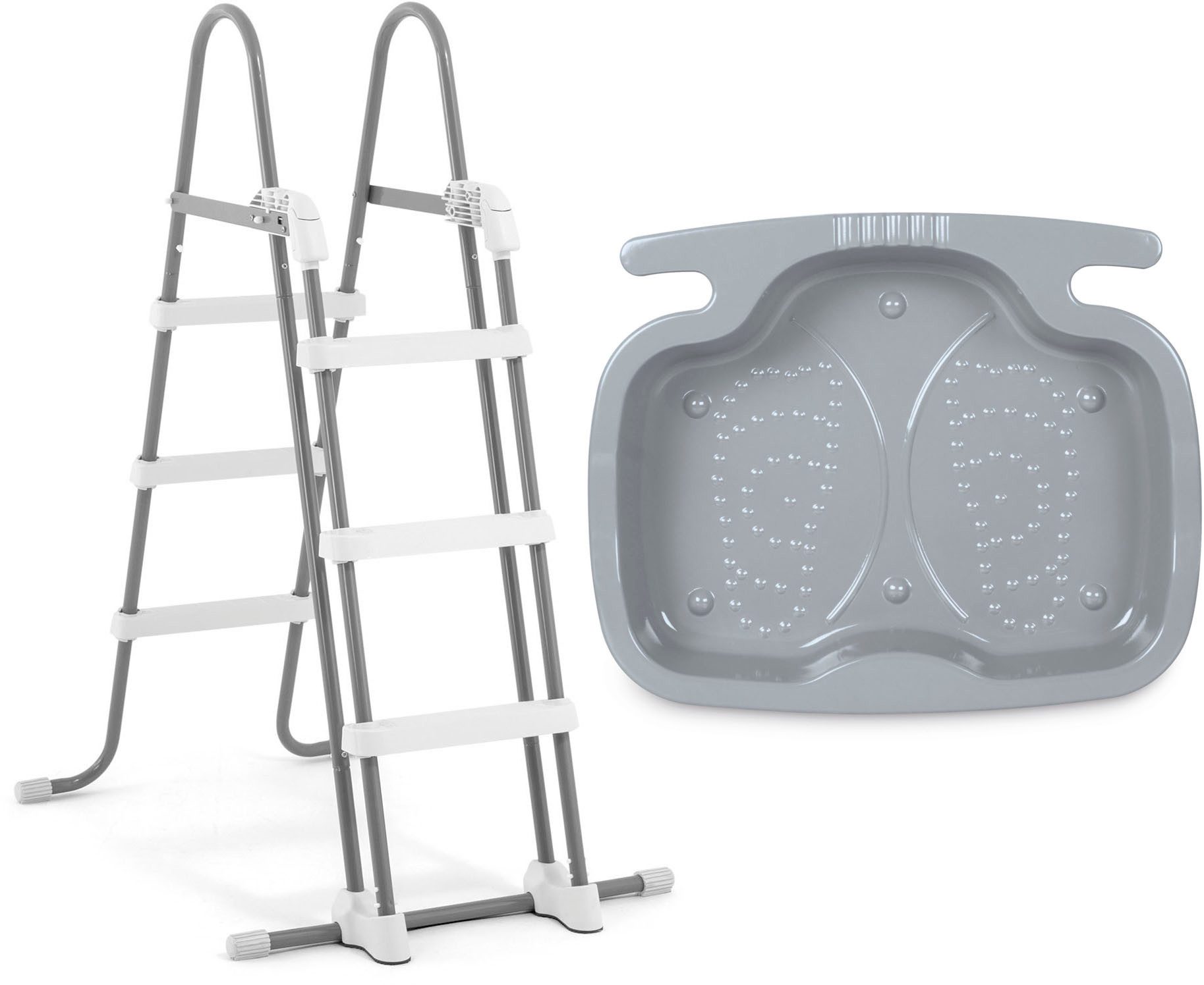 Intex Pool-Sicherheitsleiter »28075« 91-107 cm + inkl. Intex Pool Fußbad (Set), inkl. Intex Pool Fußbad