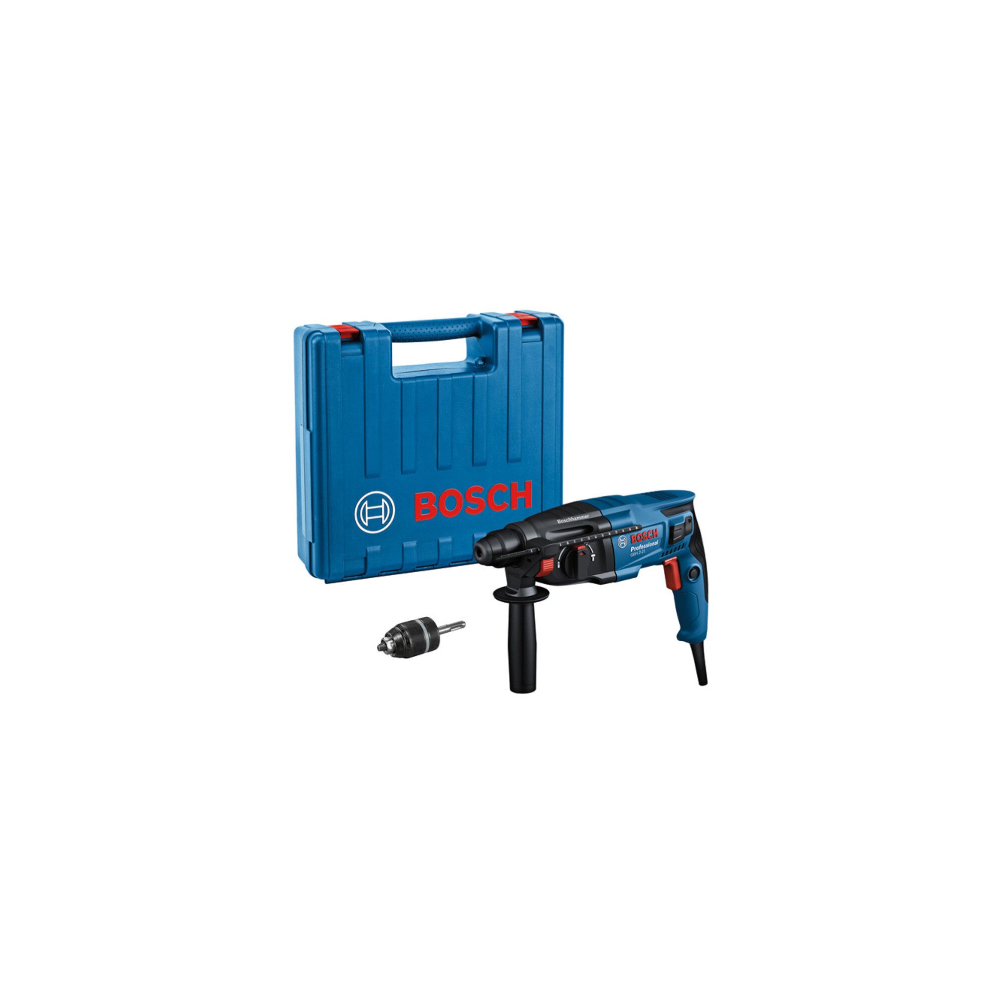 Bosch Professional Bohrhammer Bosch Bohrhammer mit SDS plus GBH 2-21: Schnellspannbohrfutter SDS plu