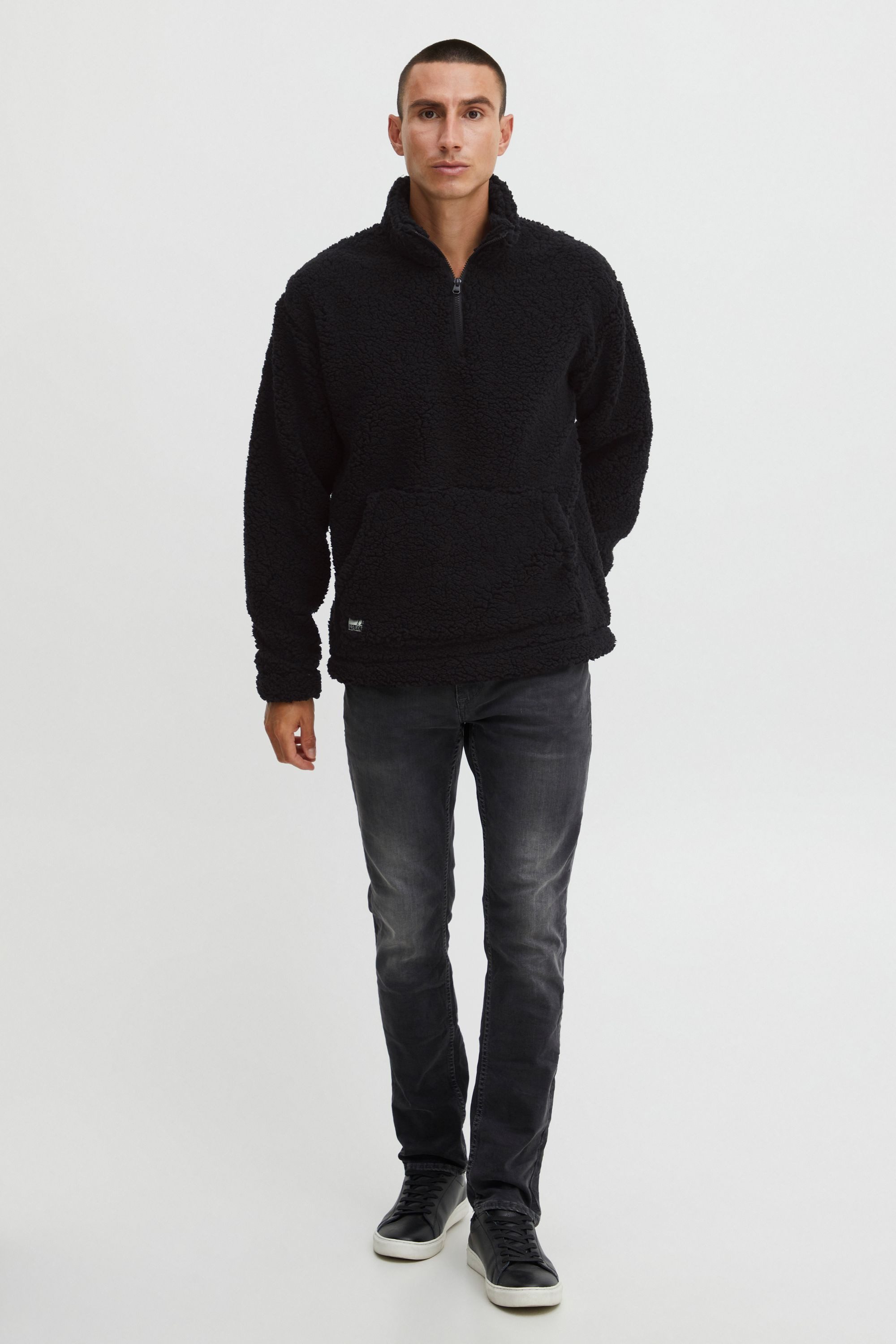 11 Project Troyer PRDenes Teddy-Sweater mit Troyerkragen günstig online kaufen