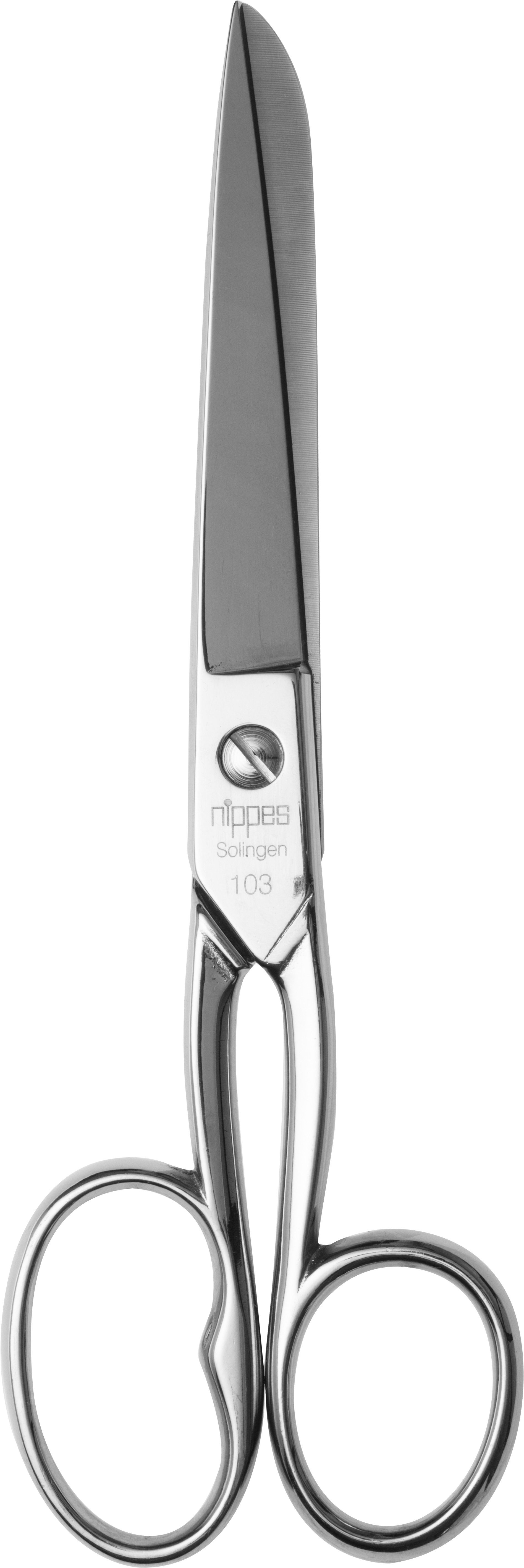 nippes Solingen Haushaltsschere Vielzweckschere, Universalschere, Küchenschere, Bastelschere, (1-tlg), vernickelter Stahl, 18cm