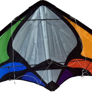 AIROW KITES Flug-Drache Lenkdrache Barani bunt Zweileiner Größe 140cm