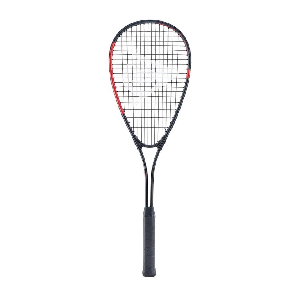 Dunlop Squashschläger Hire (165g/ausgewogen/Einsteiger) schwarz/rot - besaitet