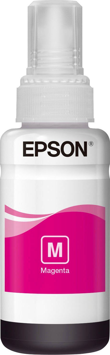 Epson T6643 Nachfülltinte (für EPSON, 1x, original Nachfülltinte 664 magenta)