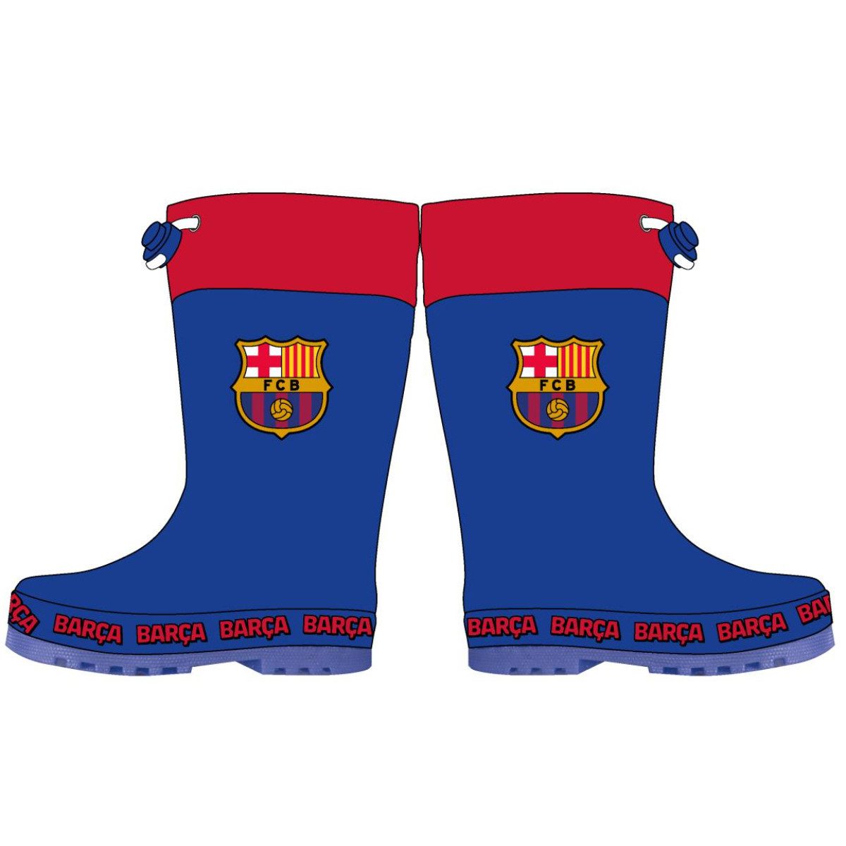 FC Barcelona Gummistiefel Kinder für Regen Spaziergänge Kindergarten Schule Gummistiefel