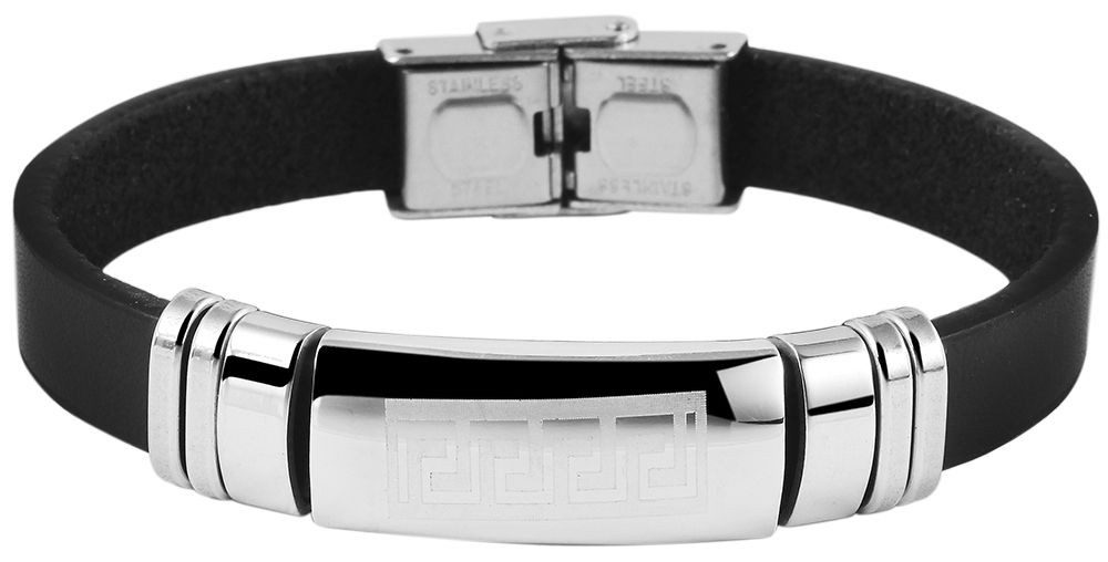 Armband Trajan, silberfarbig, langlebig