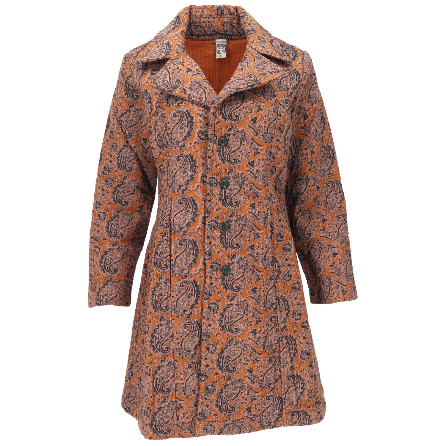 Guru-Shop Langjacke Steppjacke, Kurzmantel, Boho Steppmantel -.. alternativ günstig online kaufen