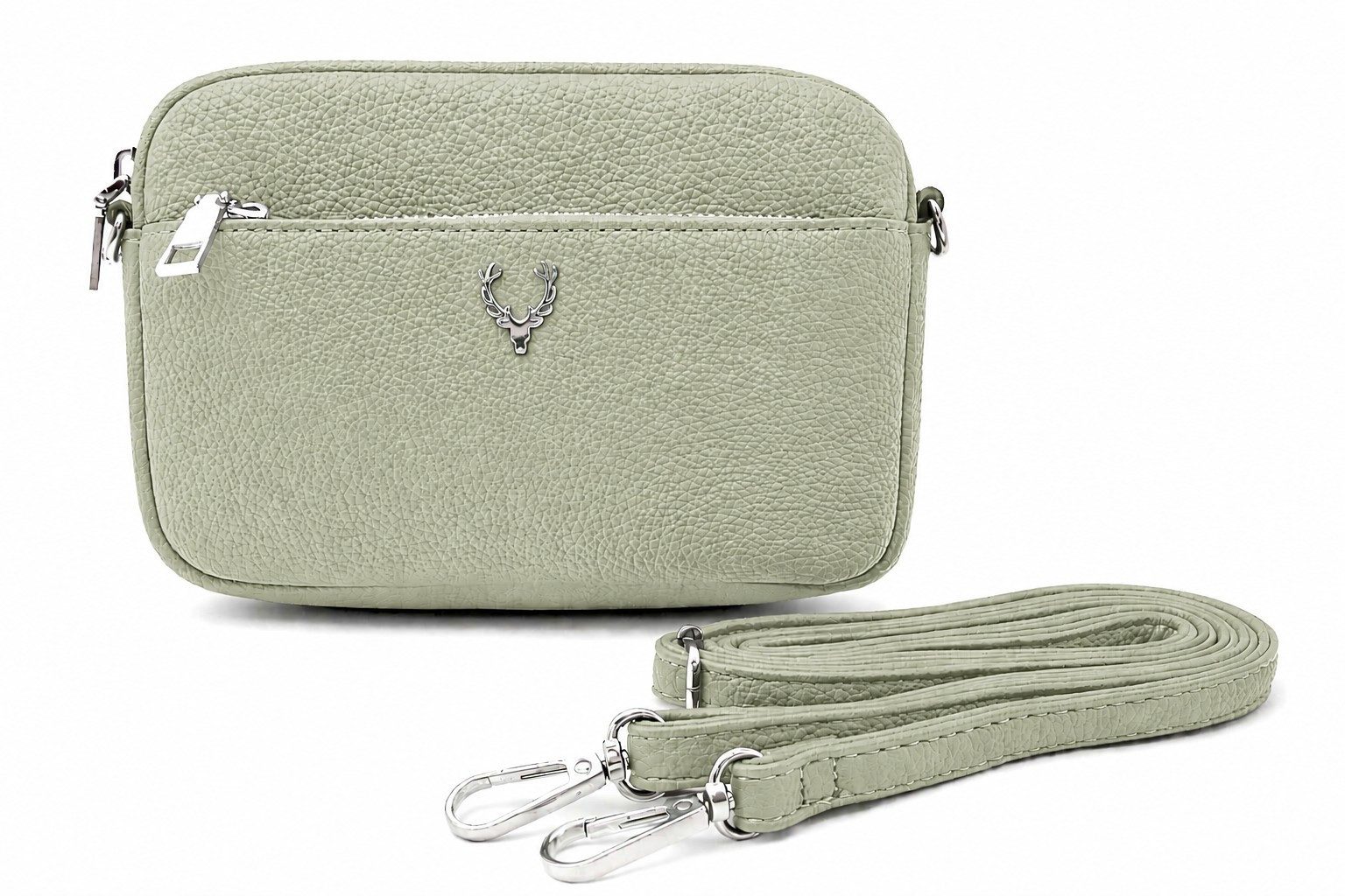 Der Trachtler Trachtentasche Damen Dirndltasche mit Hirsch-Zierteil, - stilvolles Trachten-Accessoire