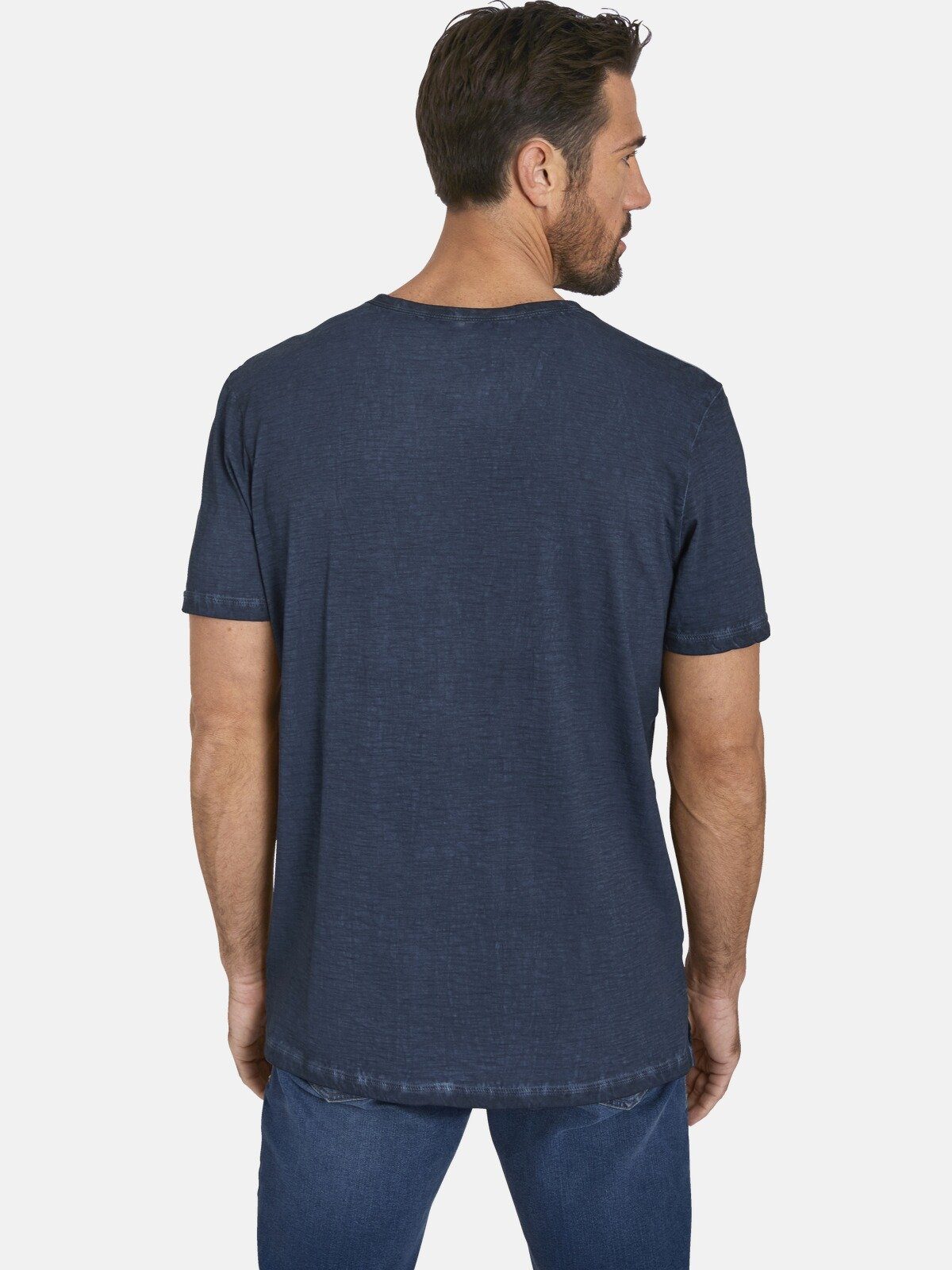 dunkelblau mit Vanderstorm Schlitzen seitlichen Jan T-Shirt DIETHELM