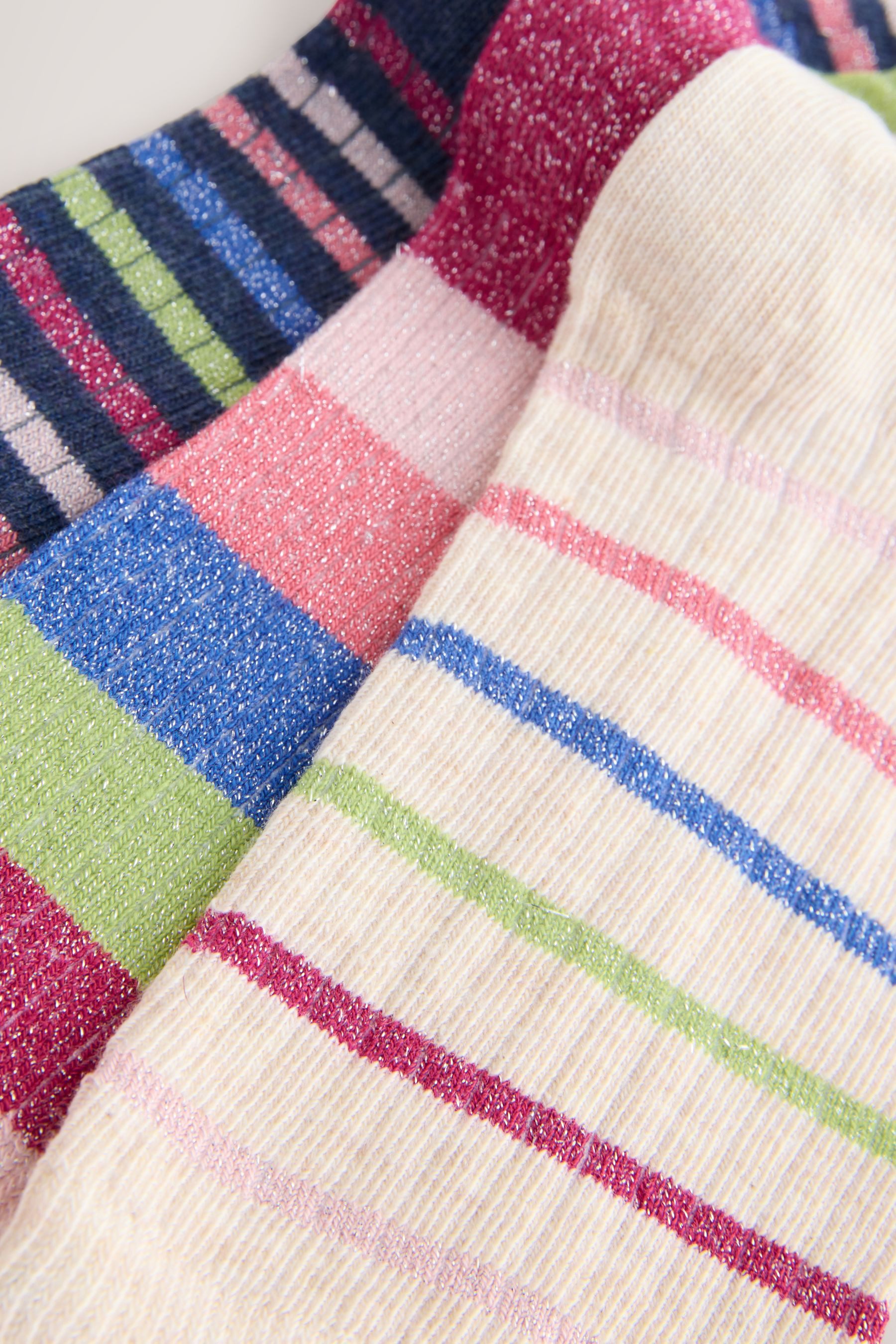 Next Kurzsocken Söckchen mit Glitzerstreifen, 3er-Pack (1-Paar)