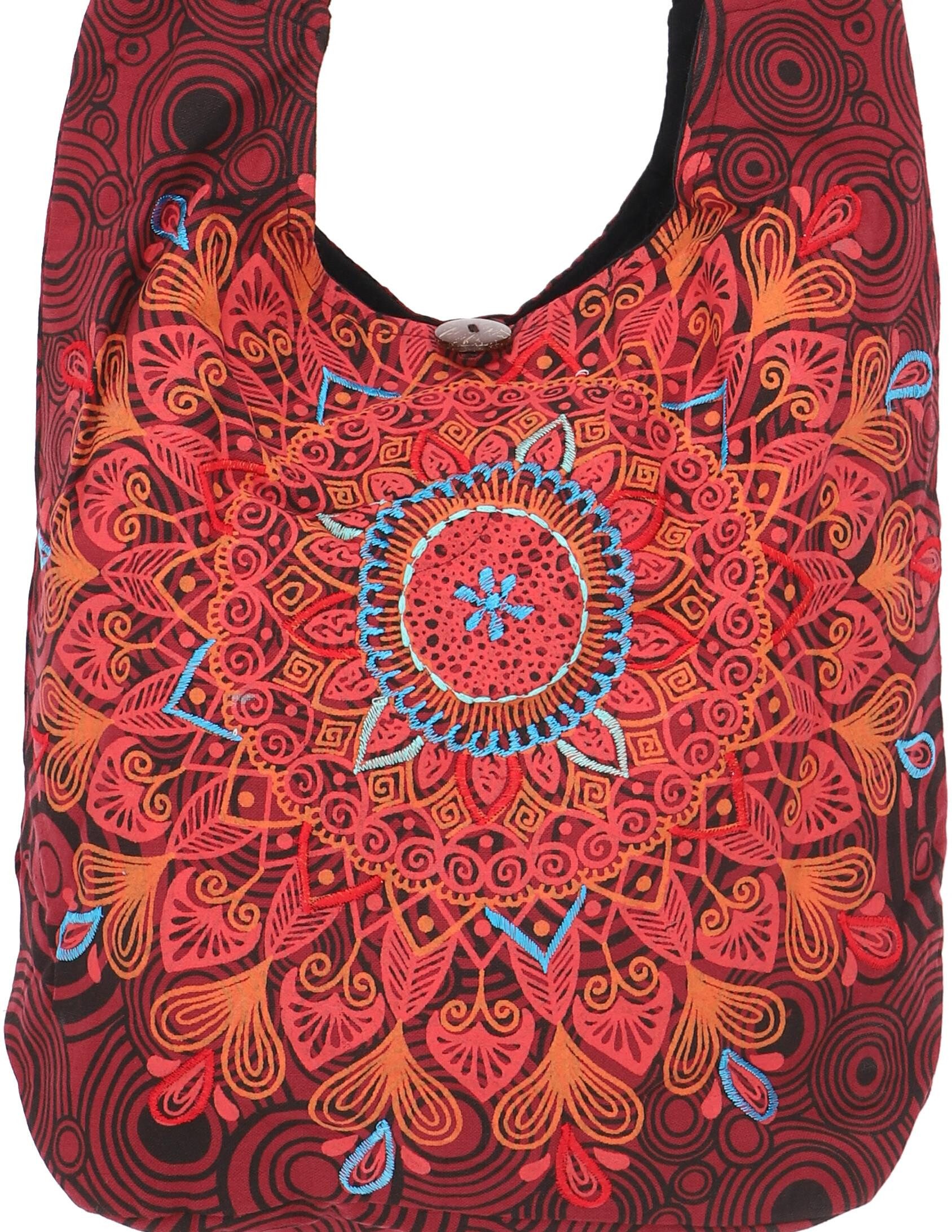 Guru-Shop Schultertasche Boho Tasche, Sadhu Bag, Ethno Shopper,..