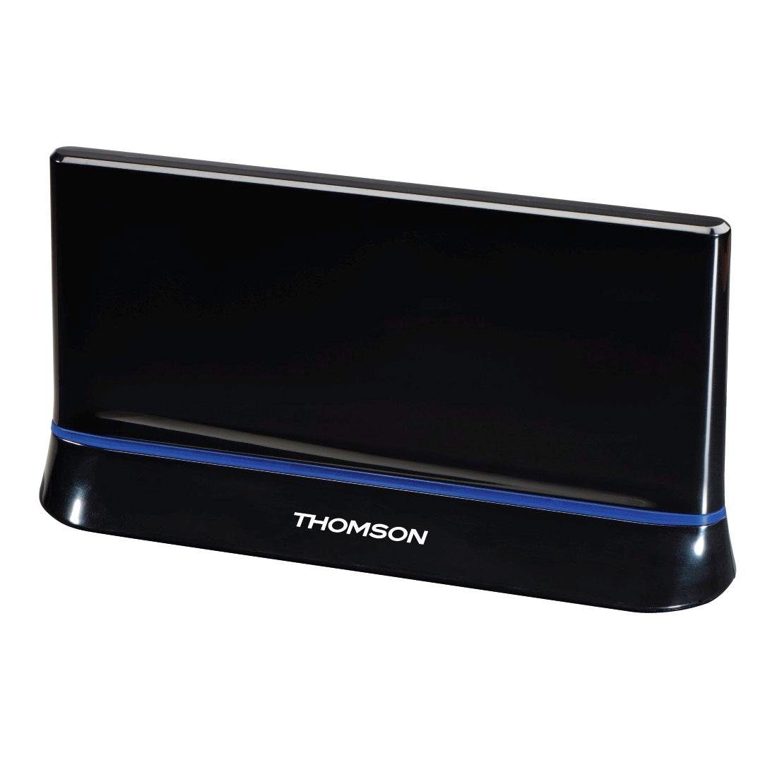 Thomson DVB-T2 Zimmerantenne für TV u. Radio, DAB/HDTV/3D Innenantenne (für  Innenbereich), - Frequenzbereich: UHF: 470-790MHz, VHF: 174-230MHz,Form:  Flachantenne