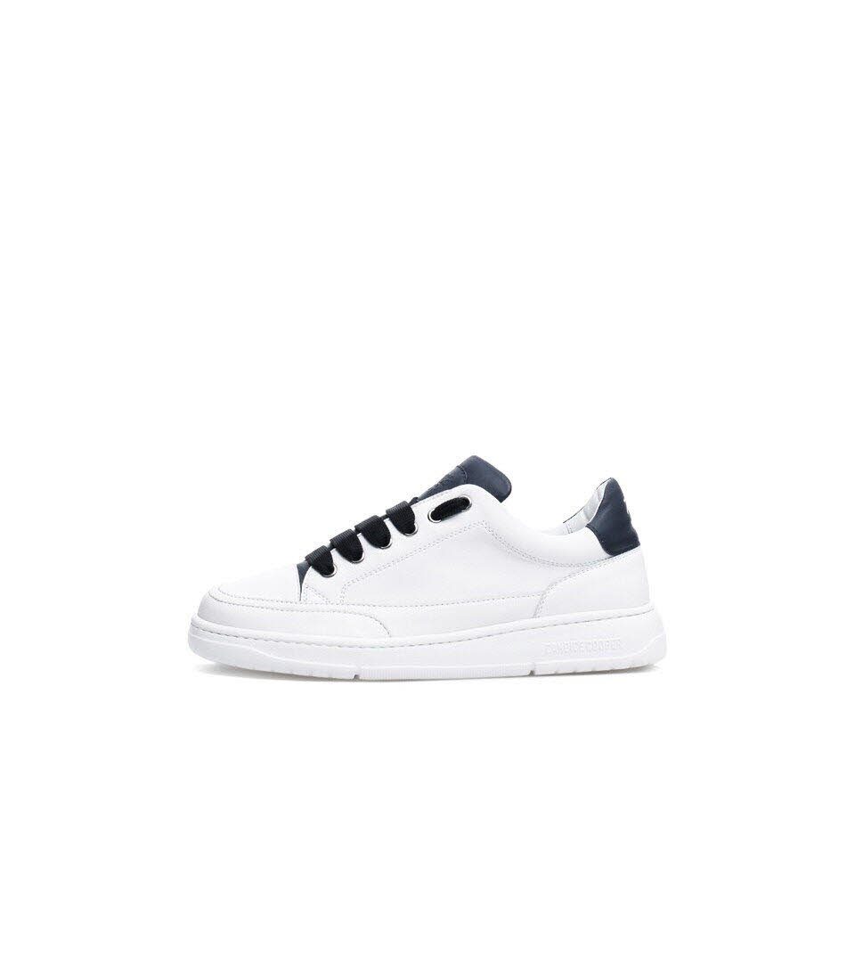 VELANIE NAPPA PLONGE' WHITE-BLUE Sneaker