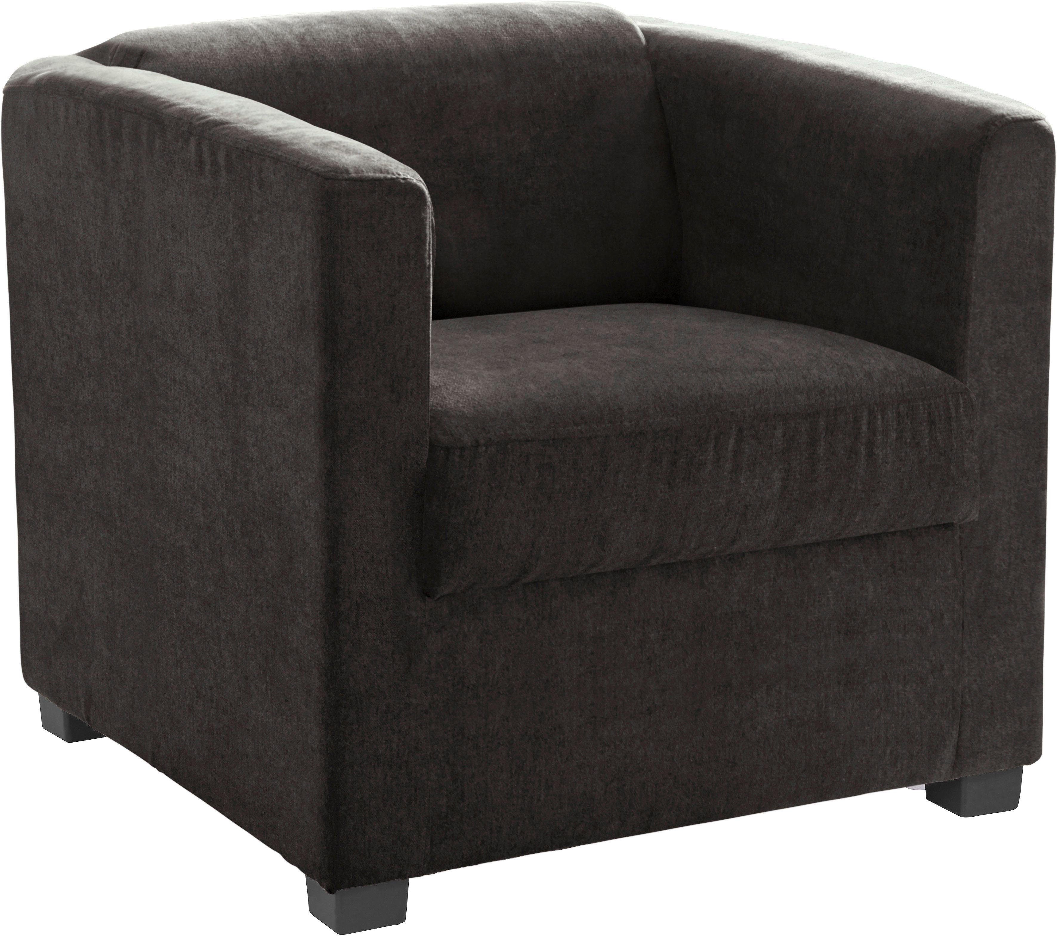 Home affaire Sessel Bob Cocktailsessel, Clubsessel, Loungesessel, in verschiedenen modernen Farben und Qualitäten