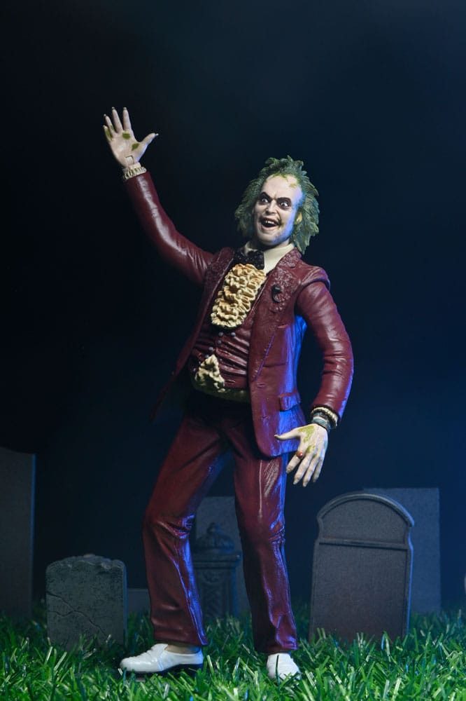 NECA Actionfigur Beetlejuice 1988 Beetlejuice Red Tuxedo 18 cm