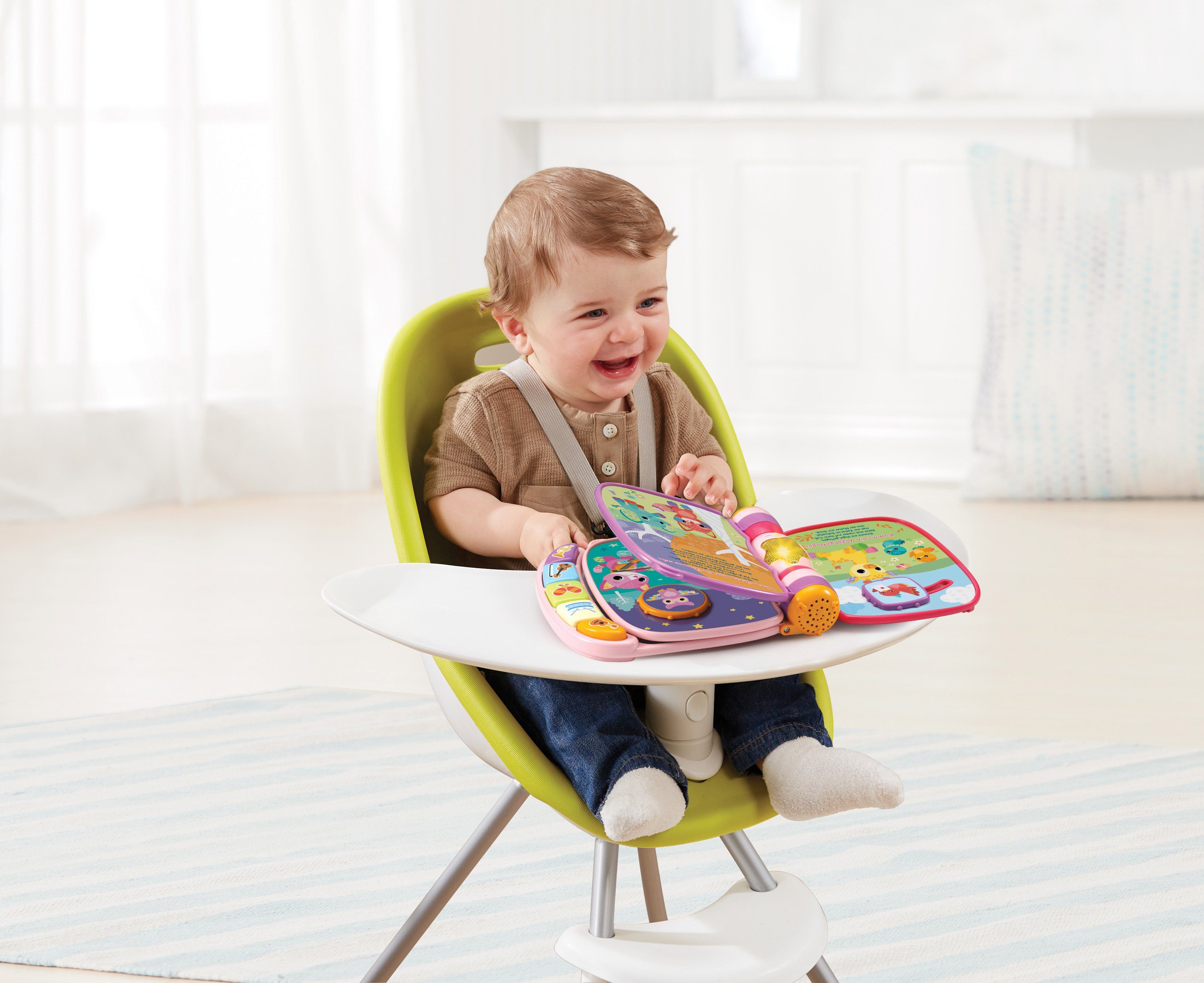 Vtech® Kinderbuch VTechBaby, Mein erstes Liederbuch, rosa, mit Licht und Sound