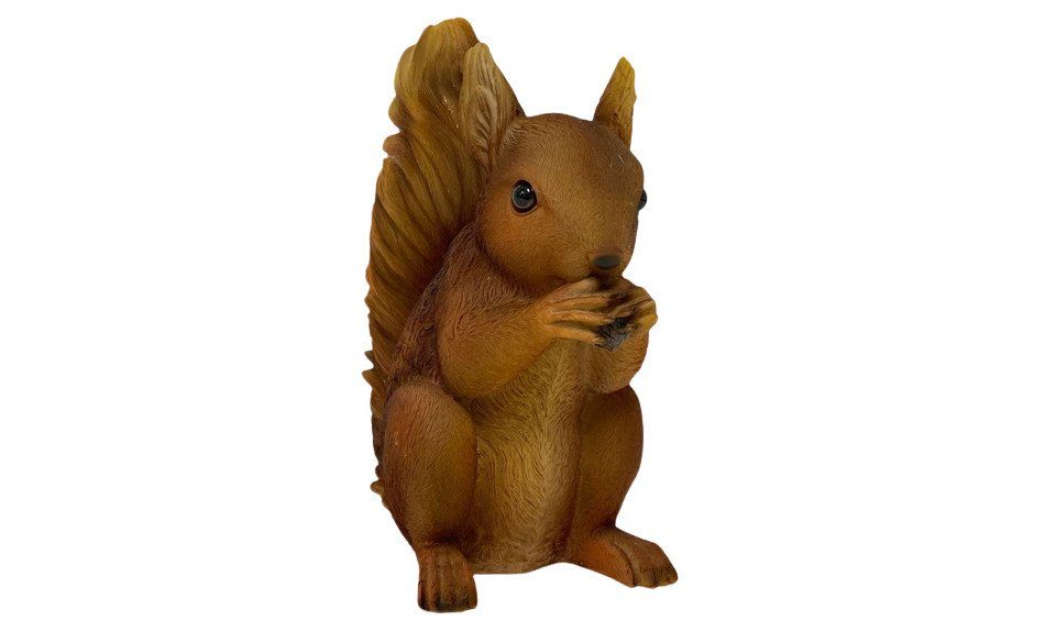 Figurendiscounter Gartenfigur Dekofigur Eichhörnchen 22 x 22 x 18 cm
