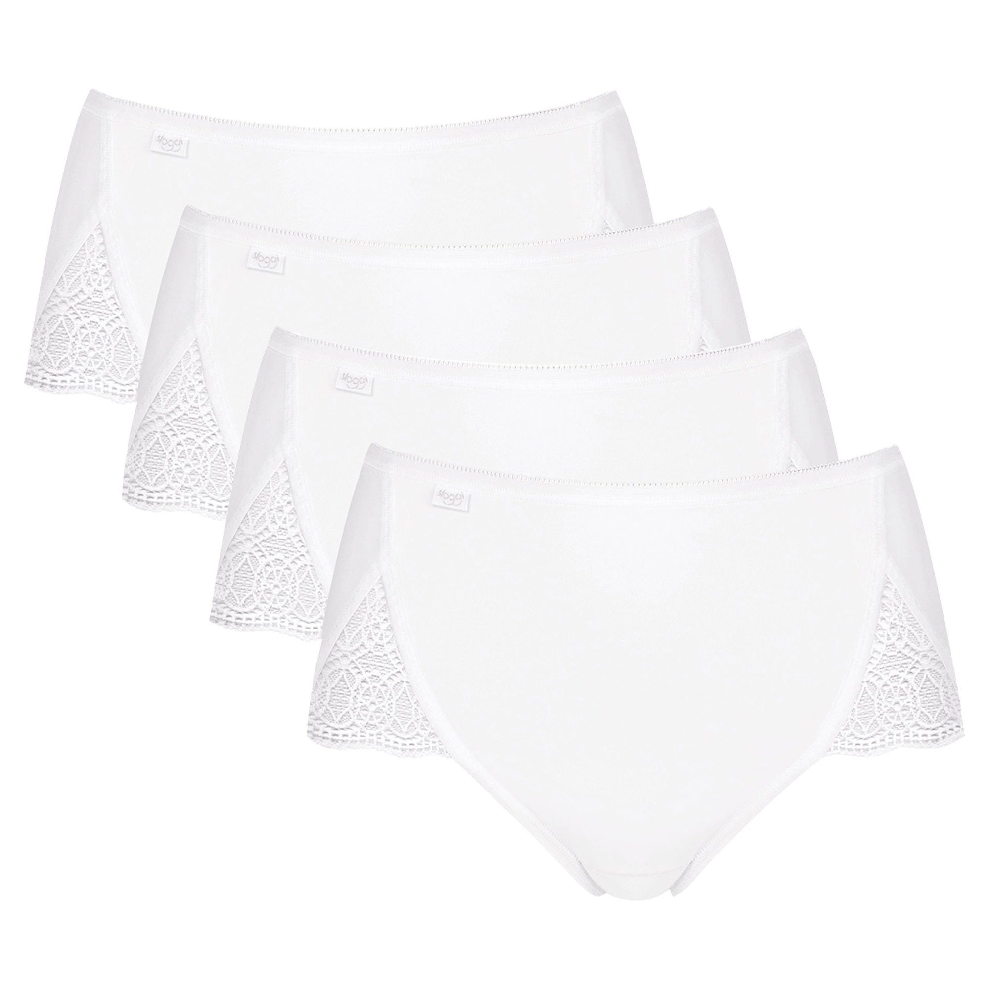 Slip Damen Slip 4er Pack Polyamid