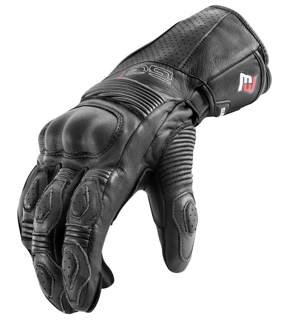 Bogotto Black Motorradhandschuhe perforierte Motorradhandschuhe Sprint