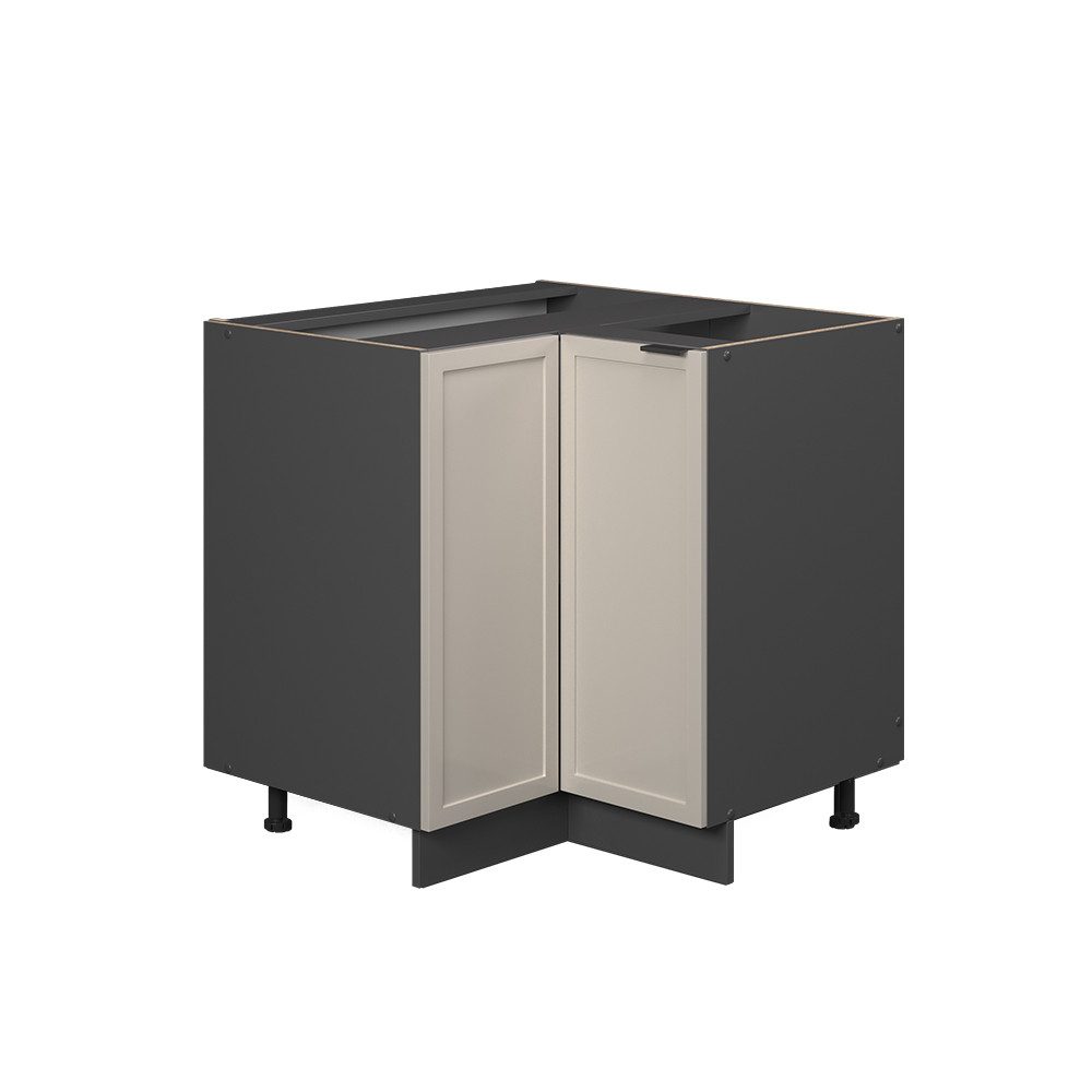 Vicco Eckunterschrank Fame-Line, GrauBeige/Anthrazit, 80.5 cm günstig online kaufen